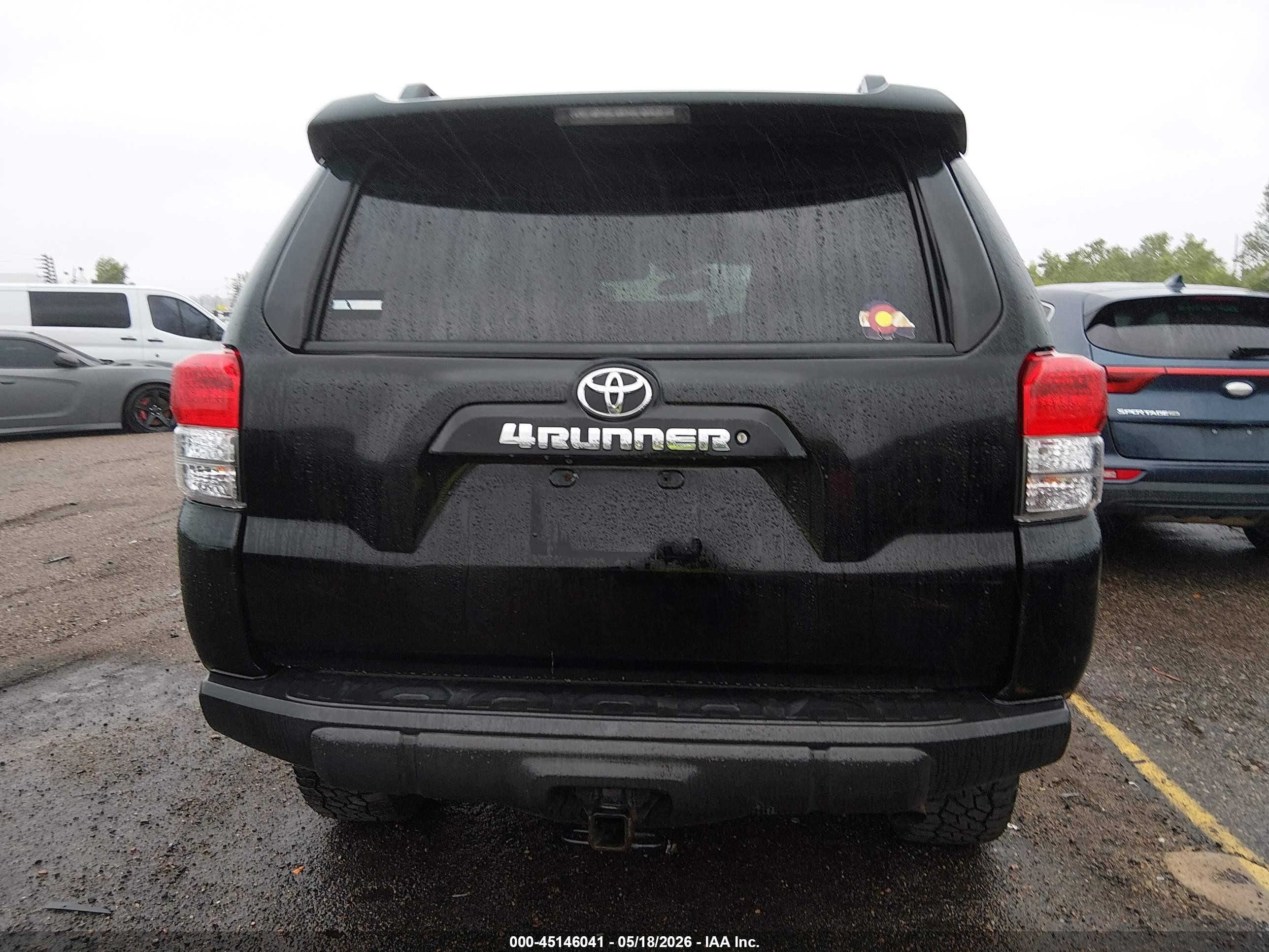 2012 Toyota 4runner Trail Black vin: JTEBU5JR9C5087844
