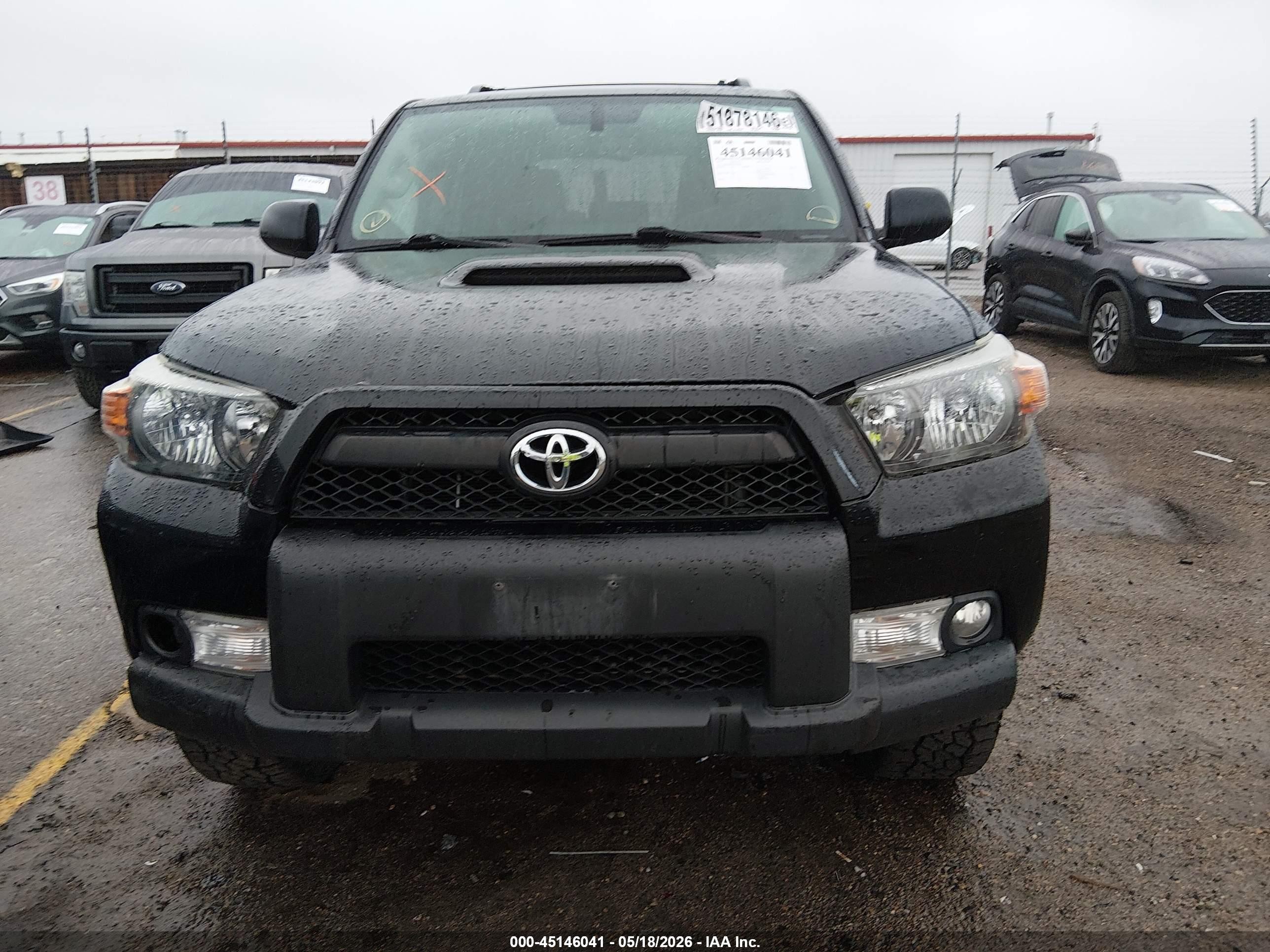 2012 Toyota 4runner Trail Black vin: JTEBU5JR9C5087844