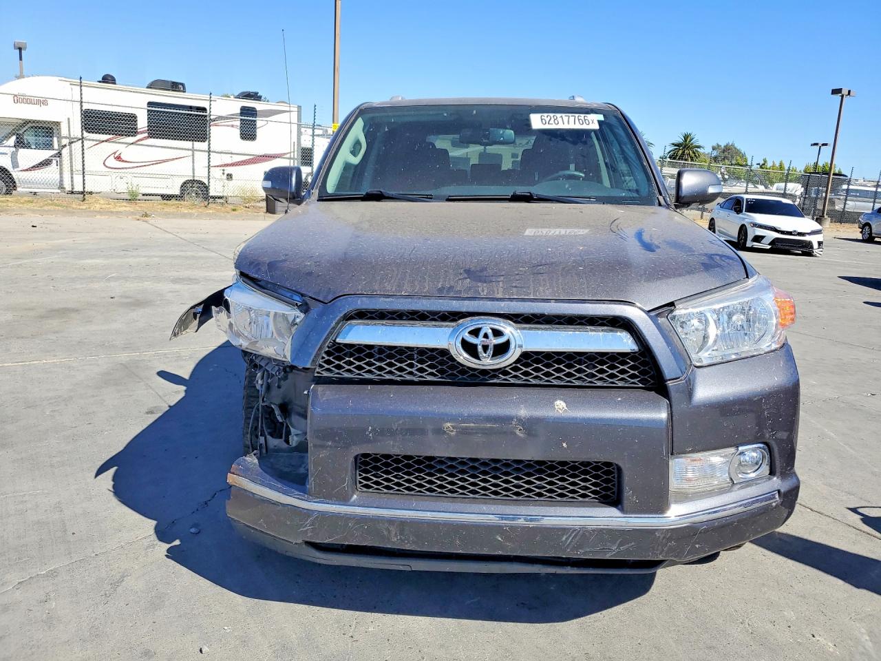 2013 Toyota 4runner Sr5 Gray vin: JTEBU5JR9D5130127