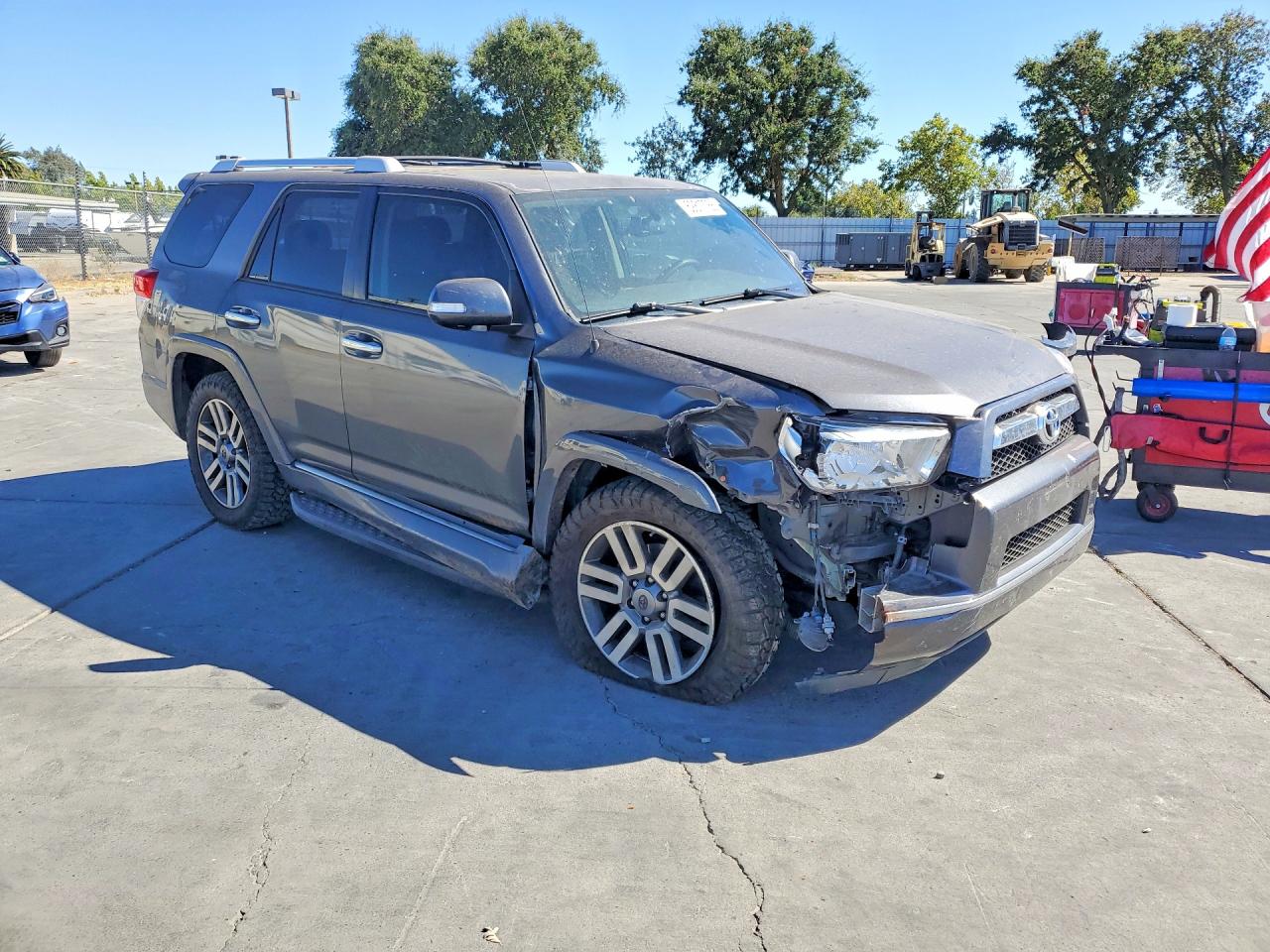 2013 Toyota 4runner Sr5 Gray vin: JTEBU5JR9D5130127