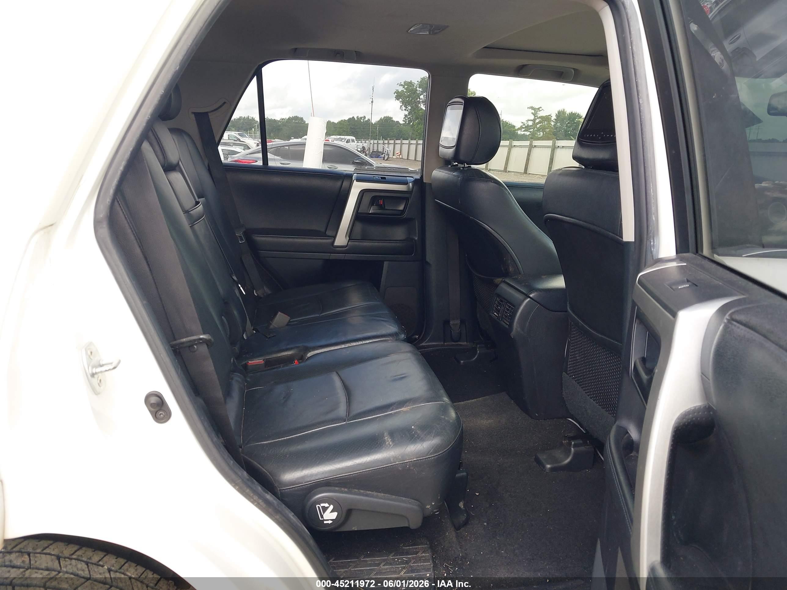 2013 Toyota 4runner Limited White vin: JTEBU5JR9D5138633