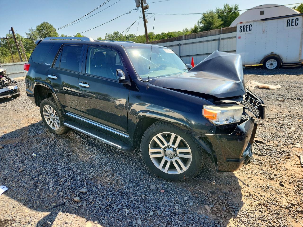 2013 Toyota 4runner Limited Black vin: JTEBU5JR9D5141466