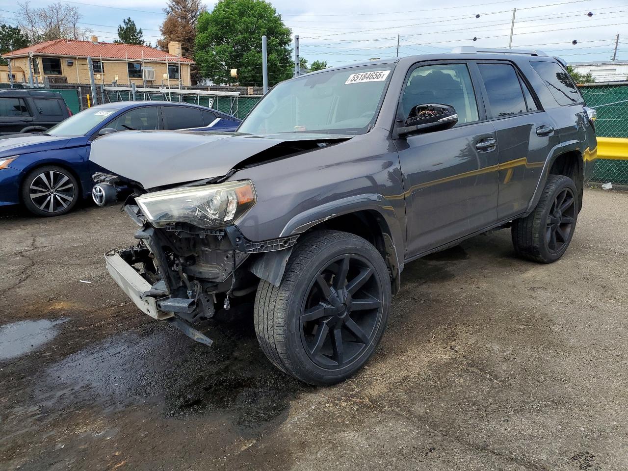 2014 Toyota 4runner Sr5 Premium Gray vin: JTEBU5JR9E5171472