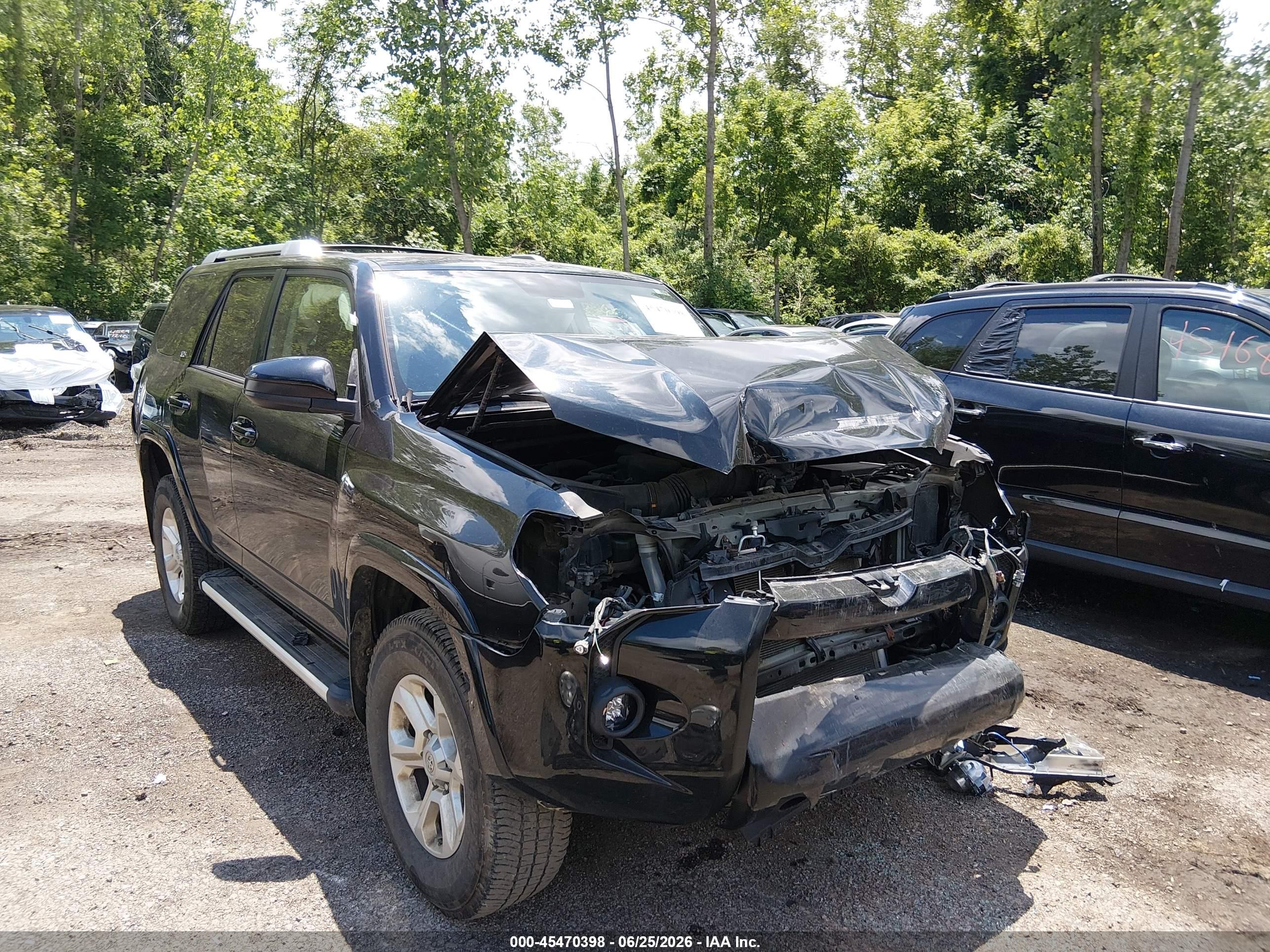 2014 Toyota 4runner Sr5 Black vin: JTEBU5JR9E5201375