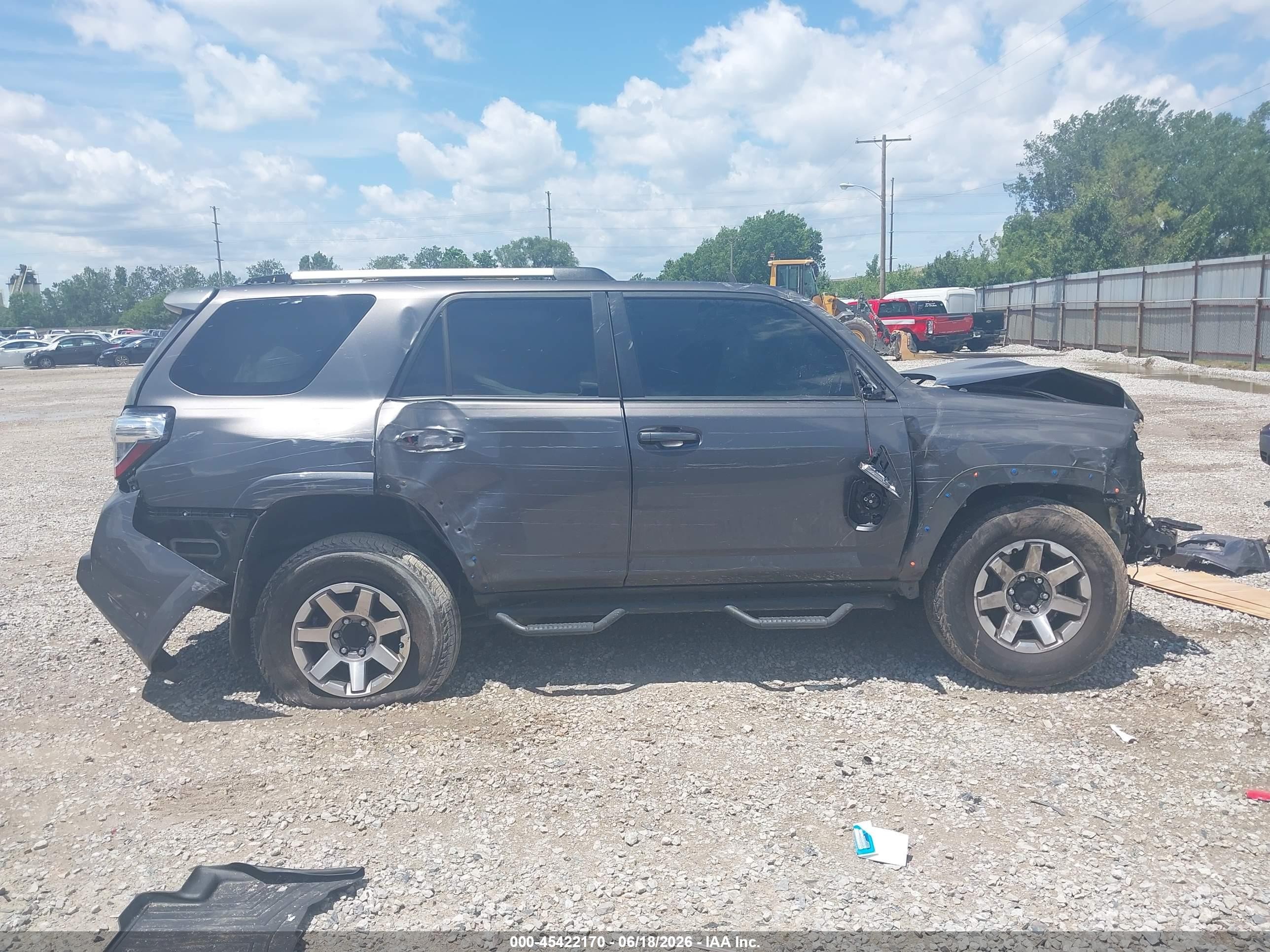 2015 Toyota 4runner Trail Gray vin: JTEBU5JR9F5209008