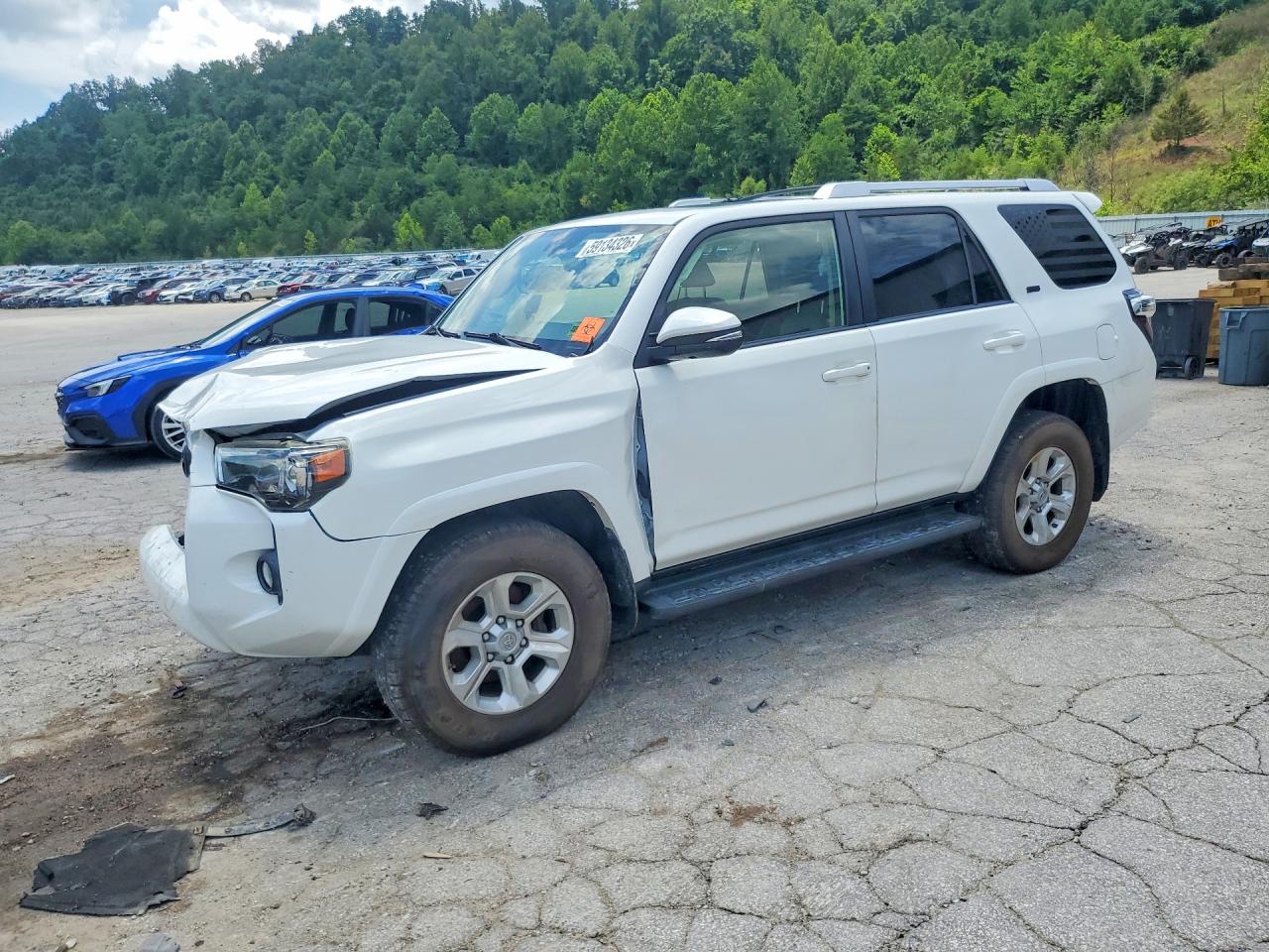 2015 Toyota 4runner Sr5 Premium White vin: JTEBU5JR9F5214743