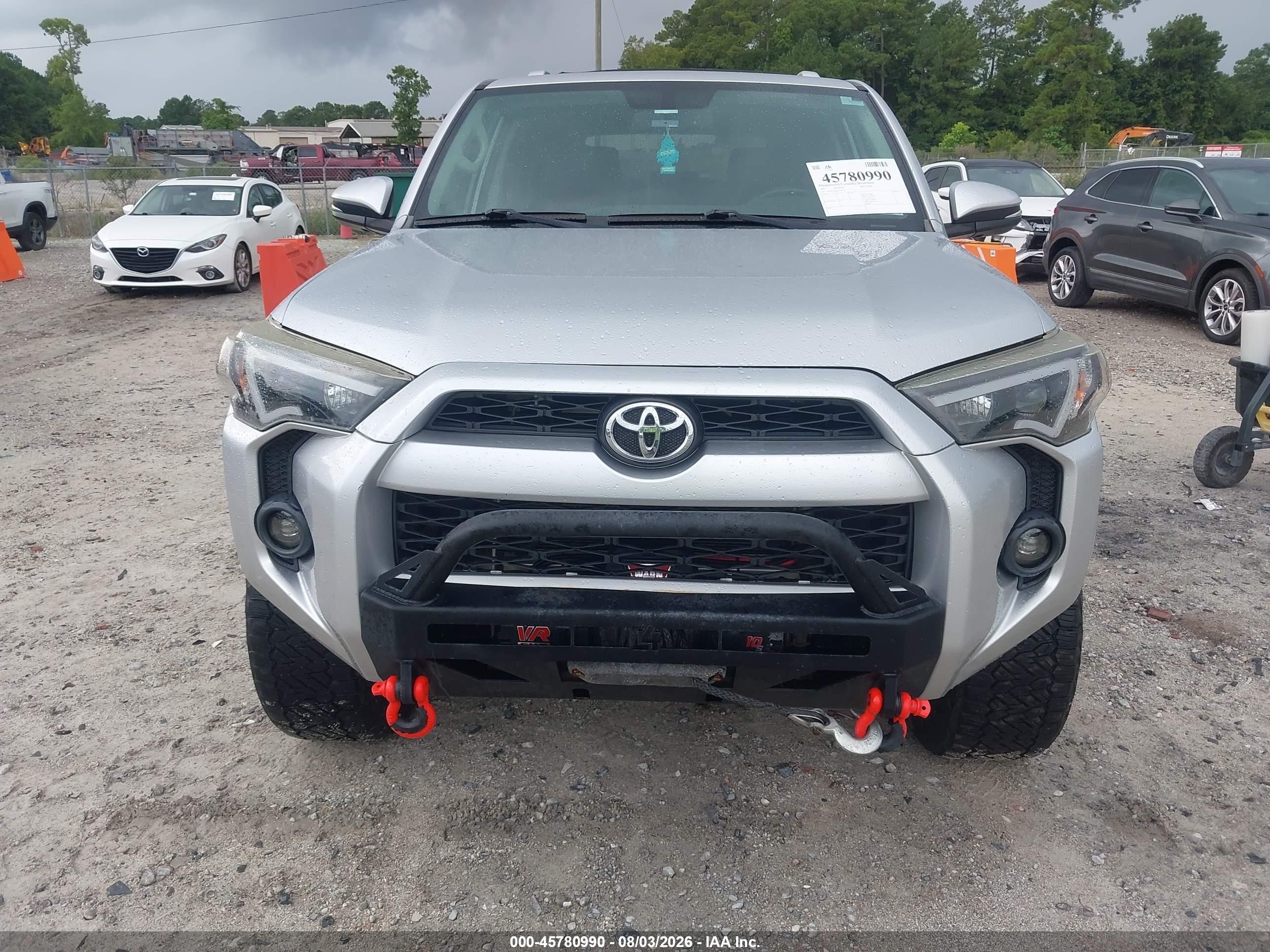 2015 Toyota 4runner   Gray vin: JTEBU5JR9F5224933