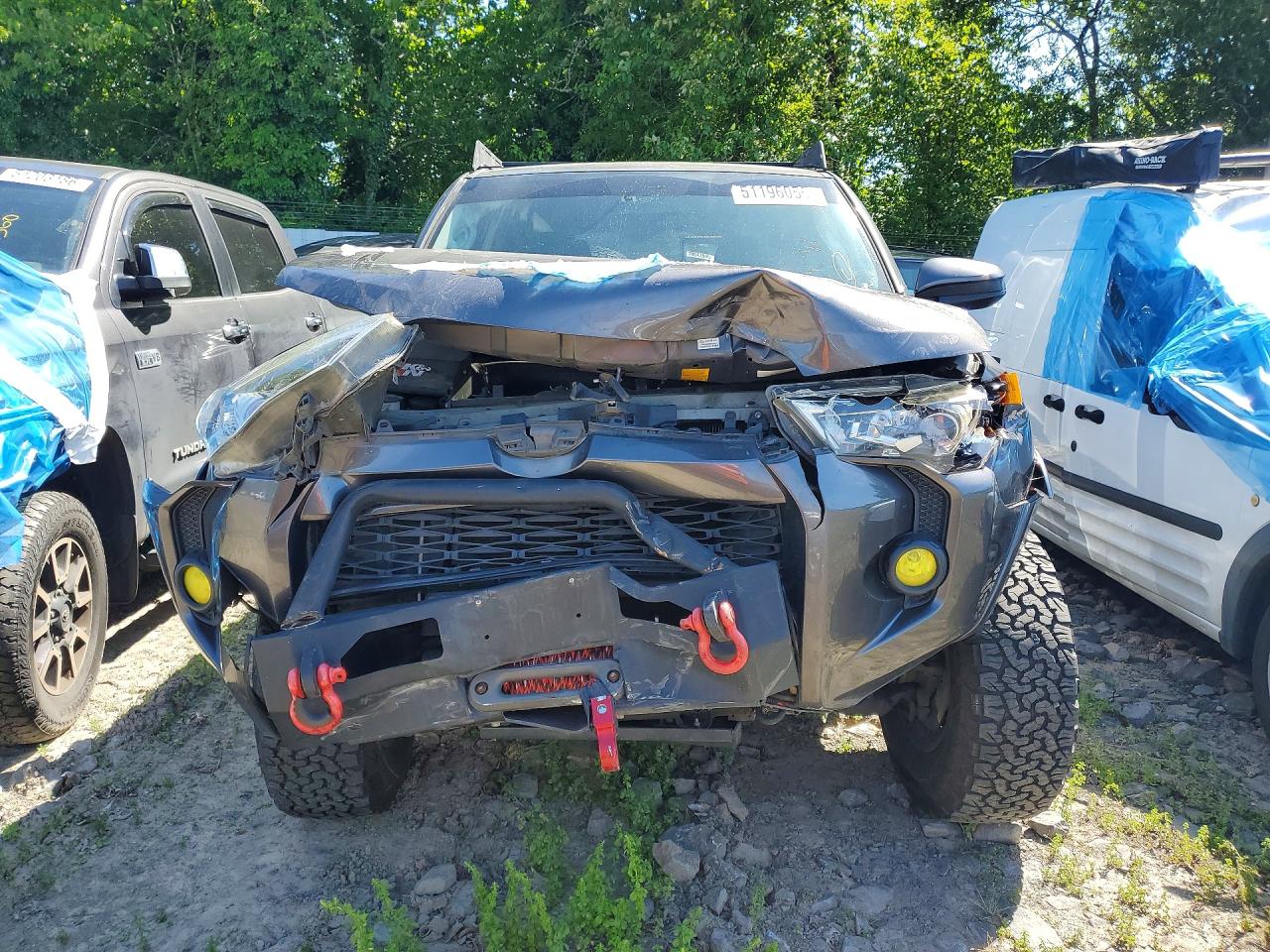 2015 Toyota 4runner Sr5 Gray vin: JTEBU5JR9F5228268