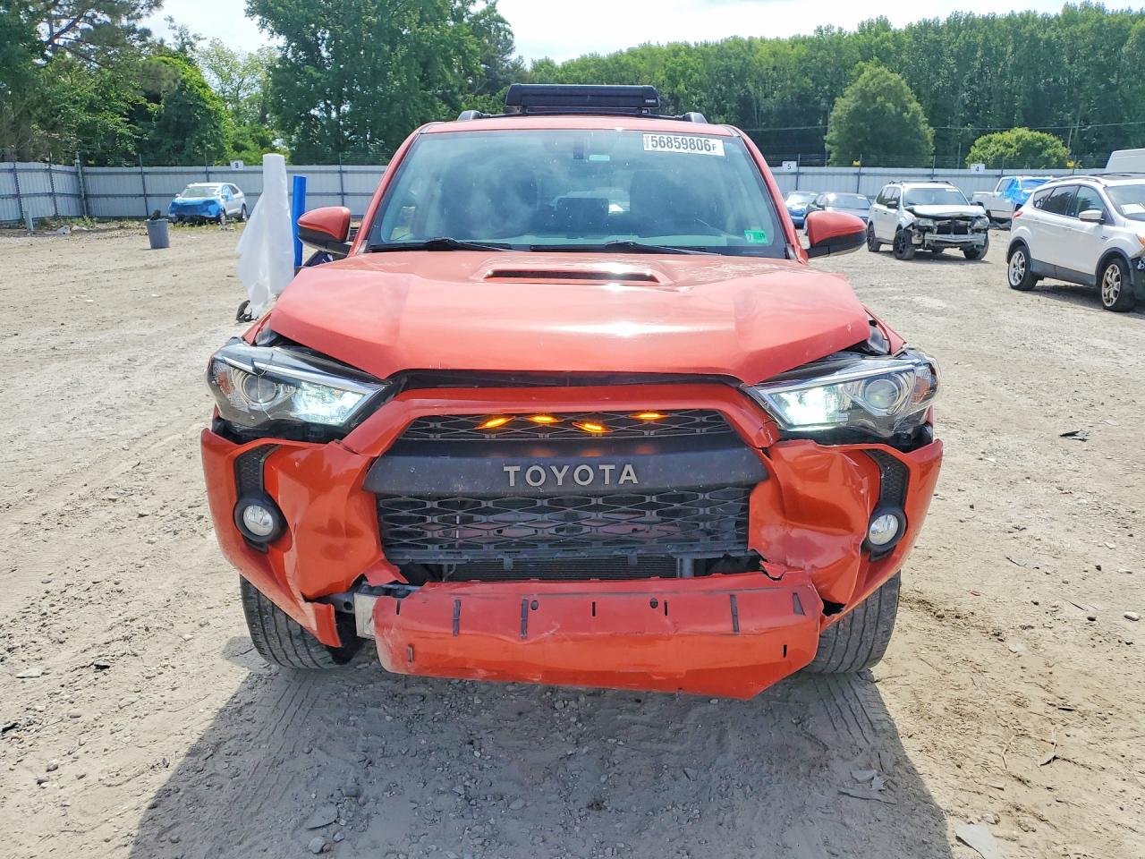 2015 Toyota 4runner Trd Pro Orange vin: JTEBU5JR9F5232434