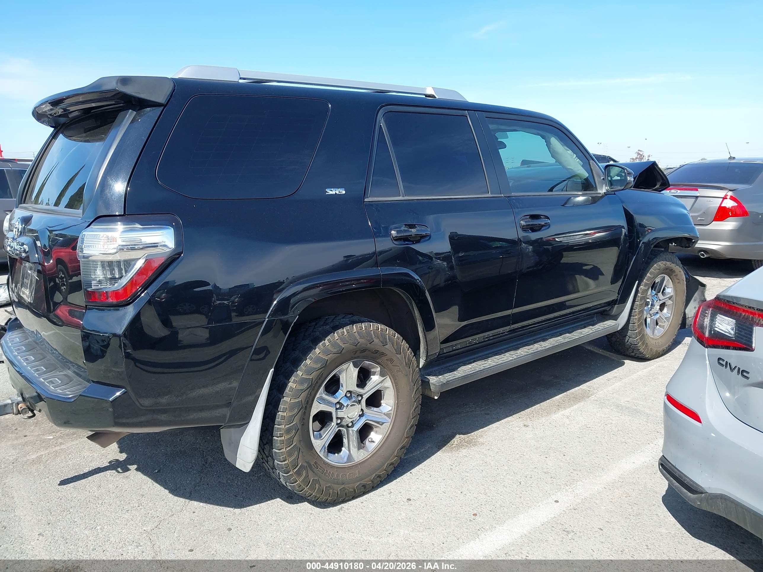 2015 Toyota 4runner Sr5 Premium Black vin: JTEBU5JR9F5245832