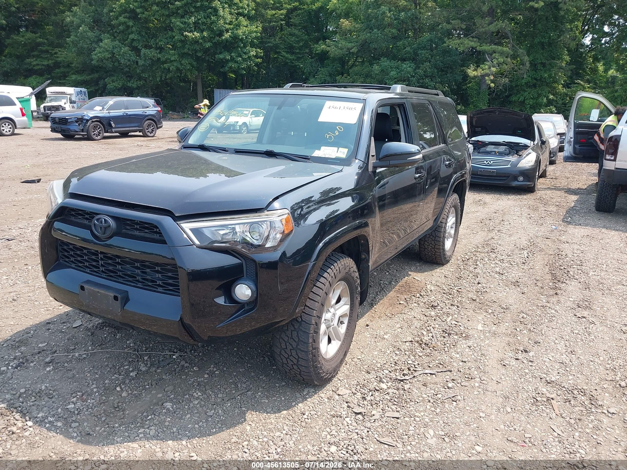 2015 Toyota 4runner   Black vin: JTEBU5JR9F5249525