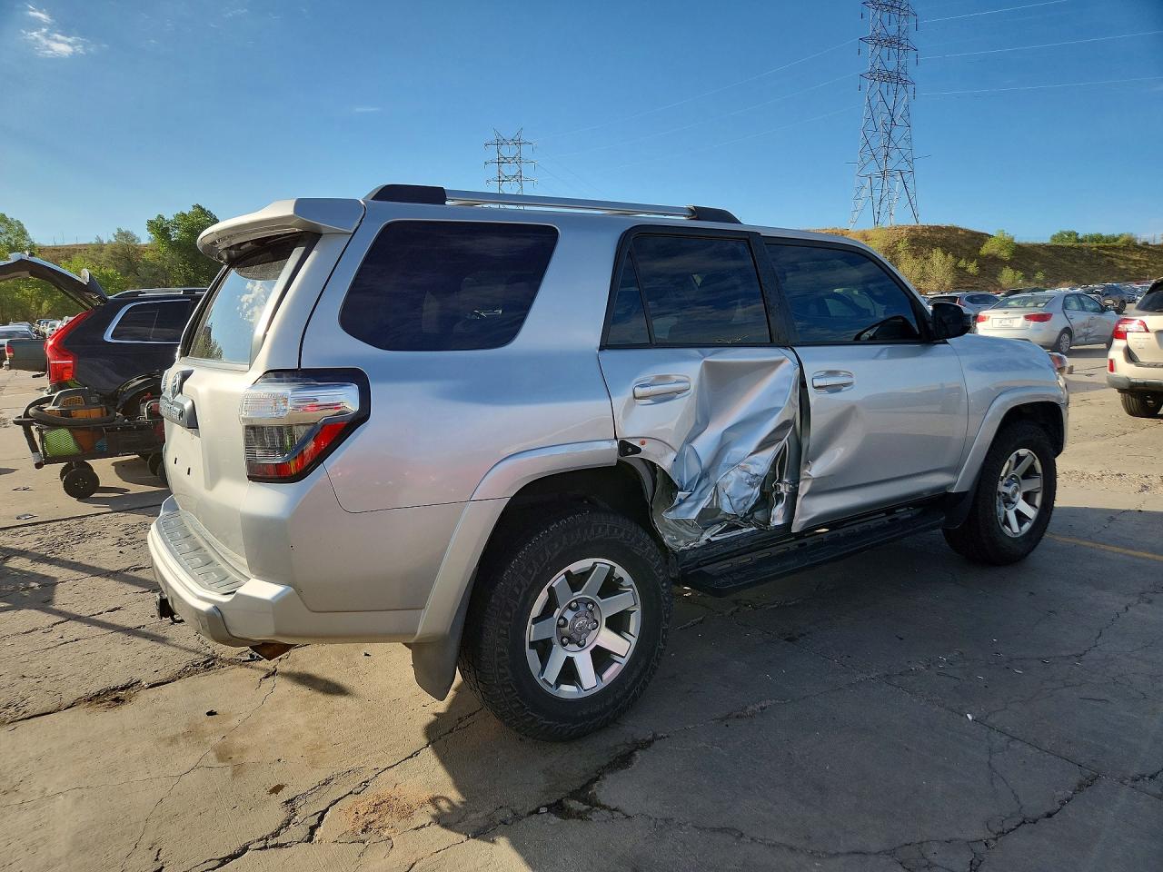2016 Toyota 4runner Trail Silver vin: JTEBU5JR9G5364739