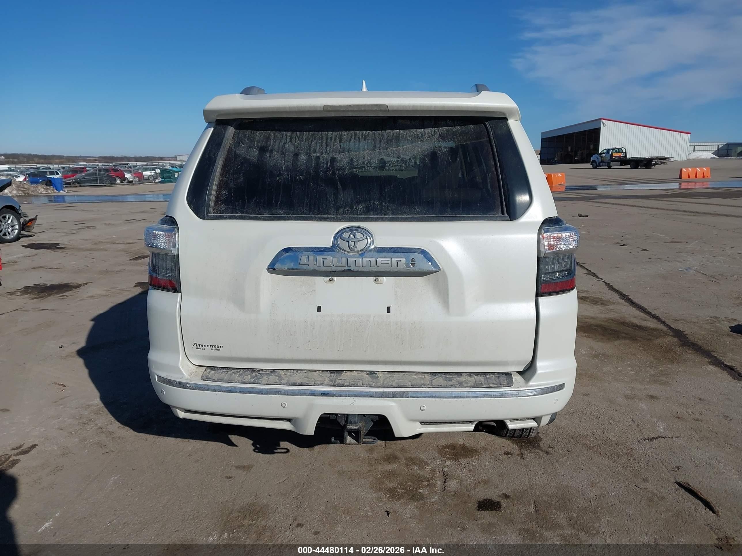 2018 Toyota 4runner Limited White vin: JTEBU5JR9J5524349
