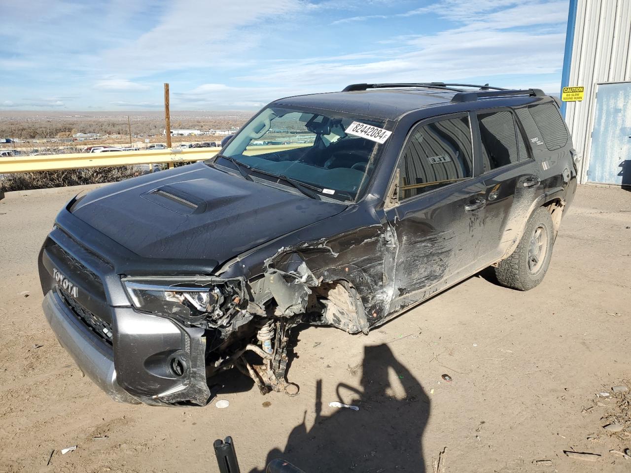 2019 Toyota 4runner Sr Gray vin: JTEBU5JR9K5717635