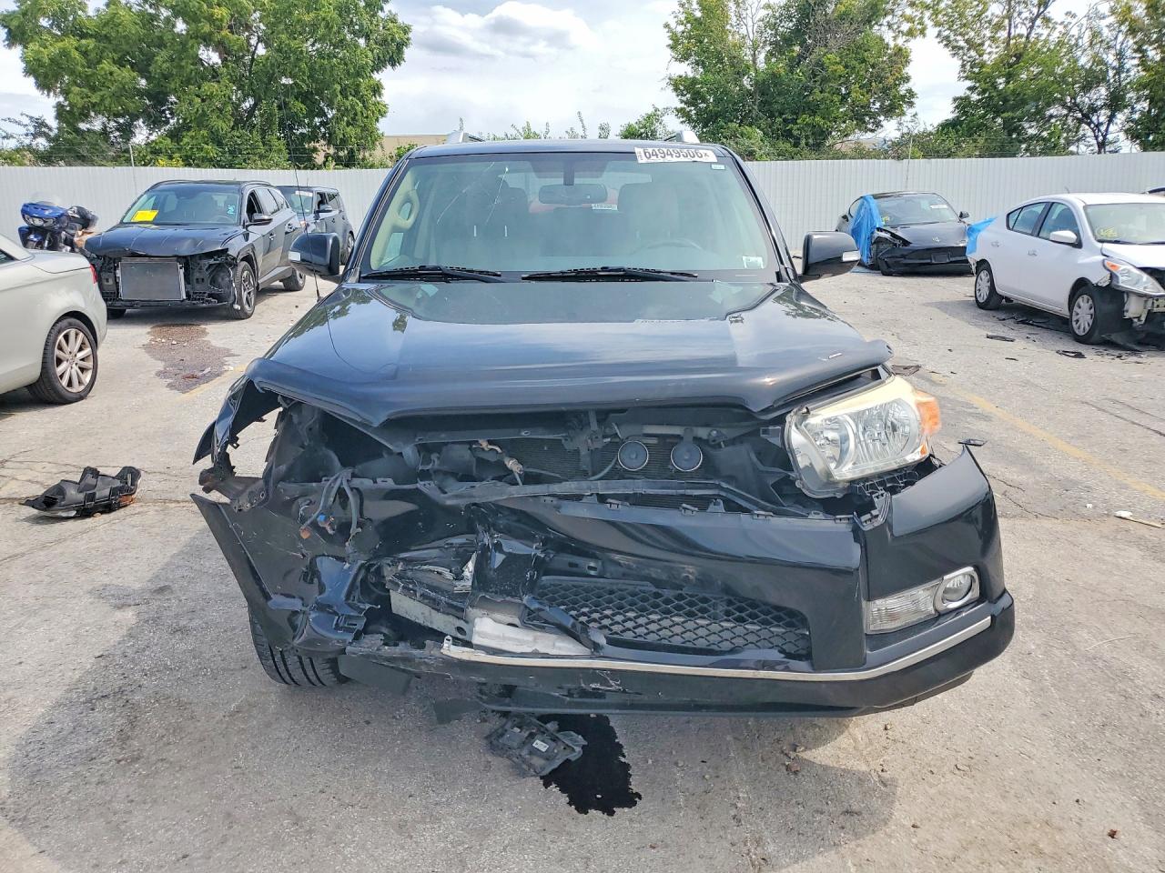 2010 Toyota 4runner Limited Black vin: JTEBU5JRXA5003236