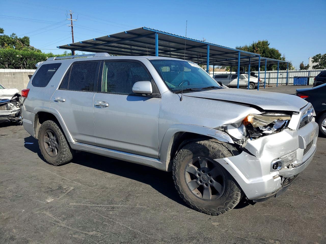 2010 Toyota 4runner Sr5 Silver vin: JTEBU5JRXA5020005