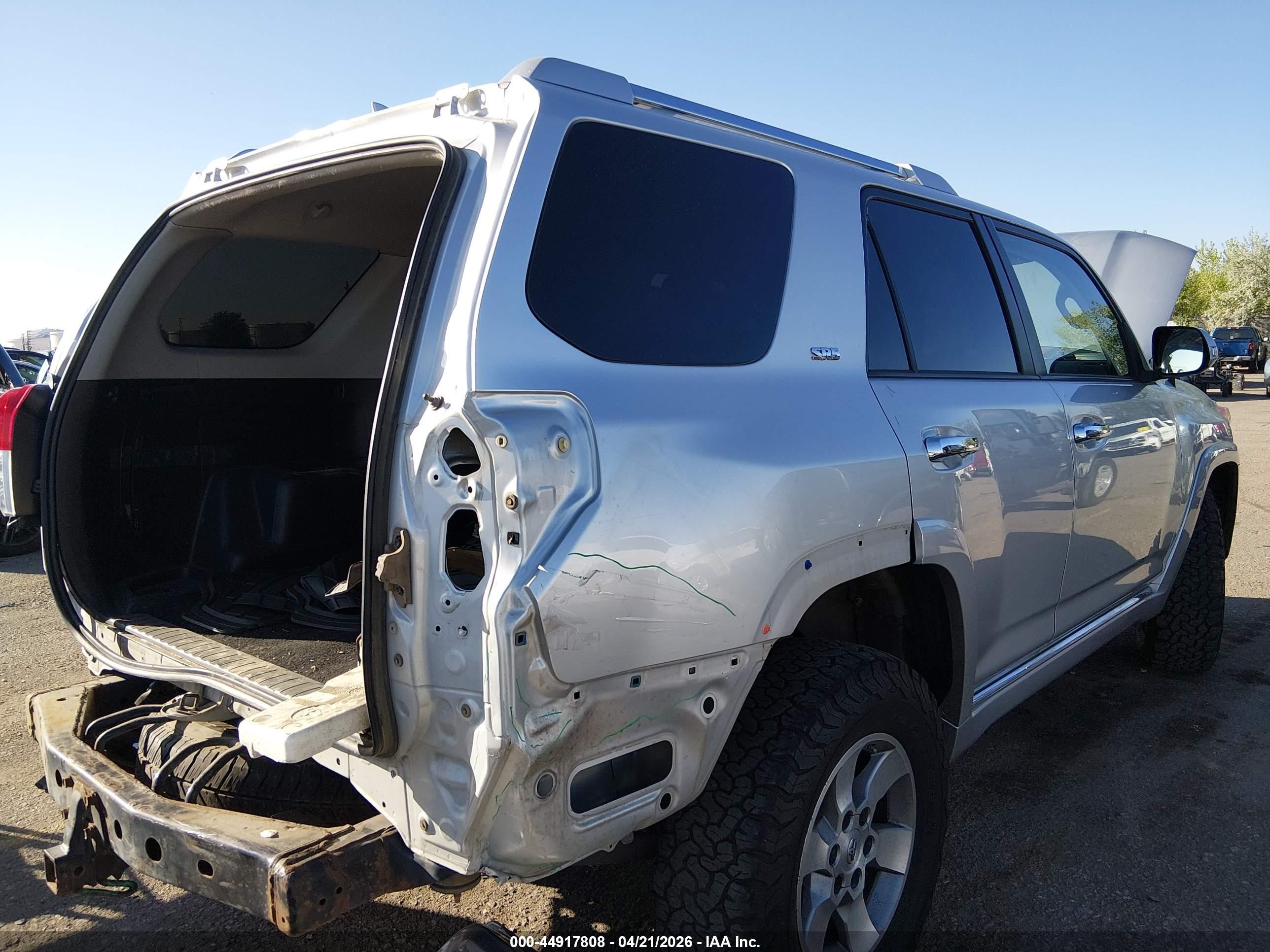 2011 Toyota 4runner Sr5 V6 Silver vin: JTEBU5JRXB5035363