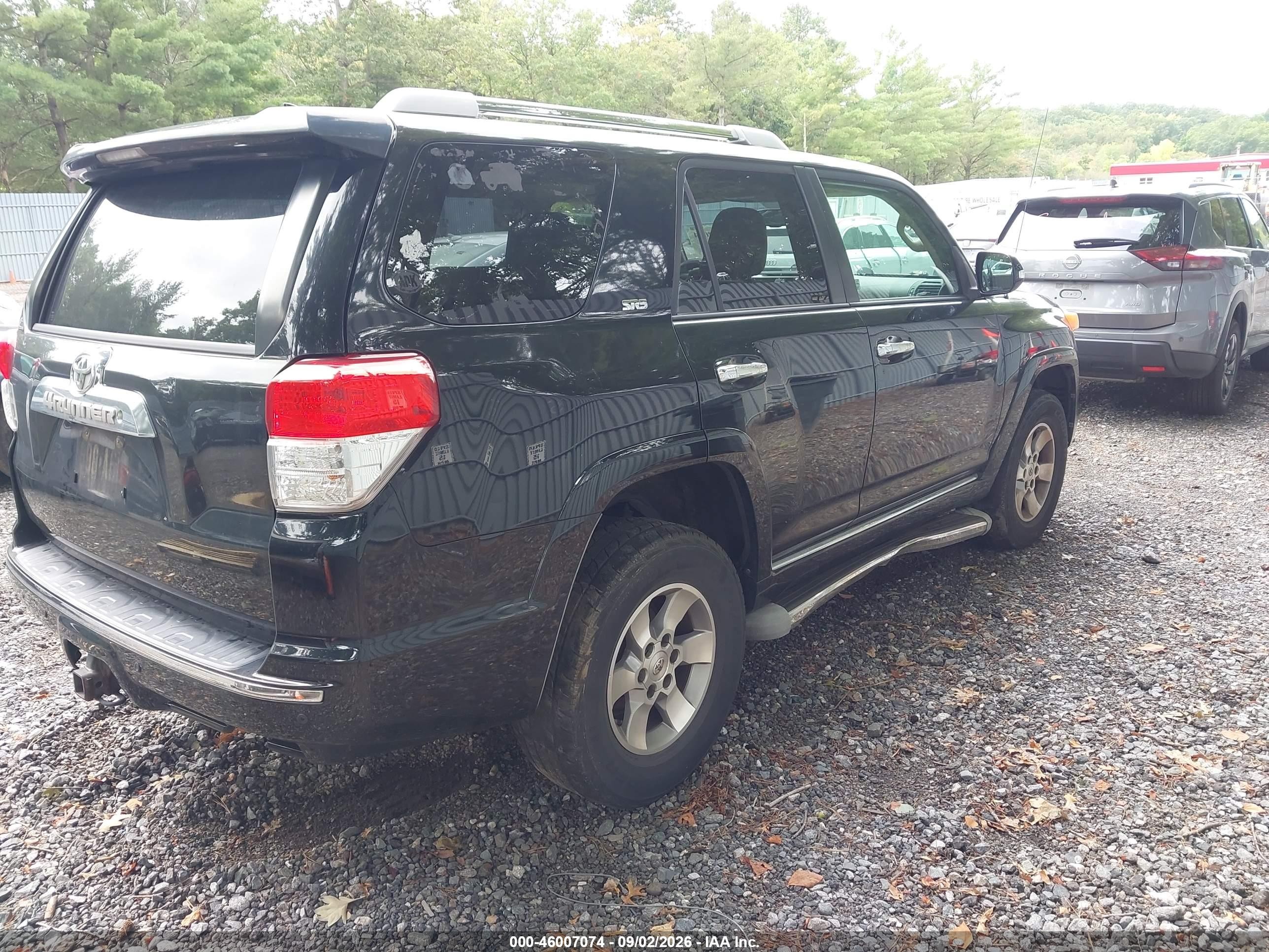 2011 Toyota 4runner Sr5 V6 Black vin: JTEBU5JRXB5037582