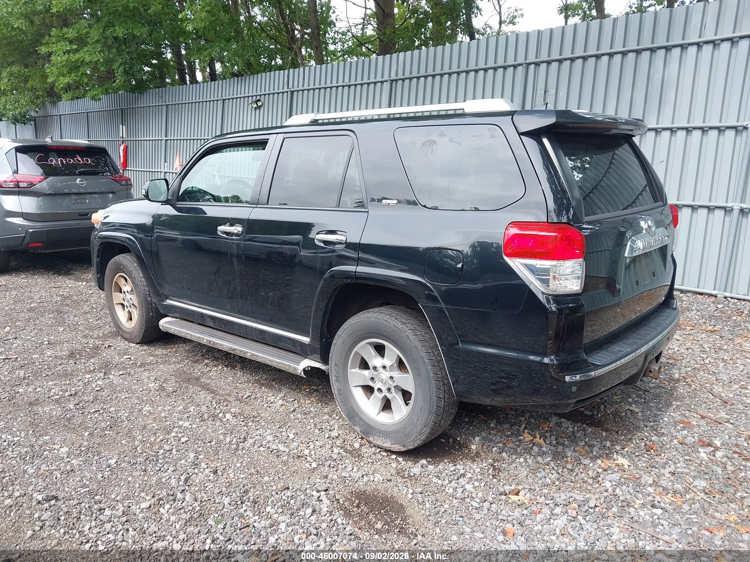 2011 Toyota 4runner Sr5 V6 Black vin: JTEBU5JRXB5037582