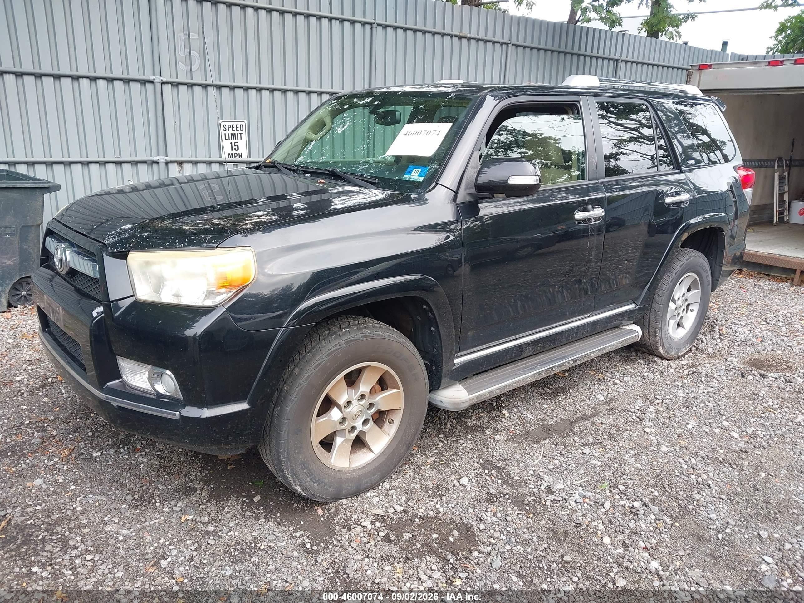 2011 Toyota 4runner Sr5 V6 Black vin: JTEBU5JRXB5037582