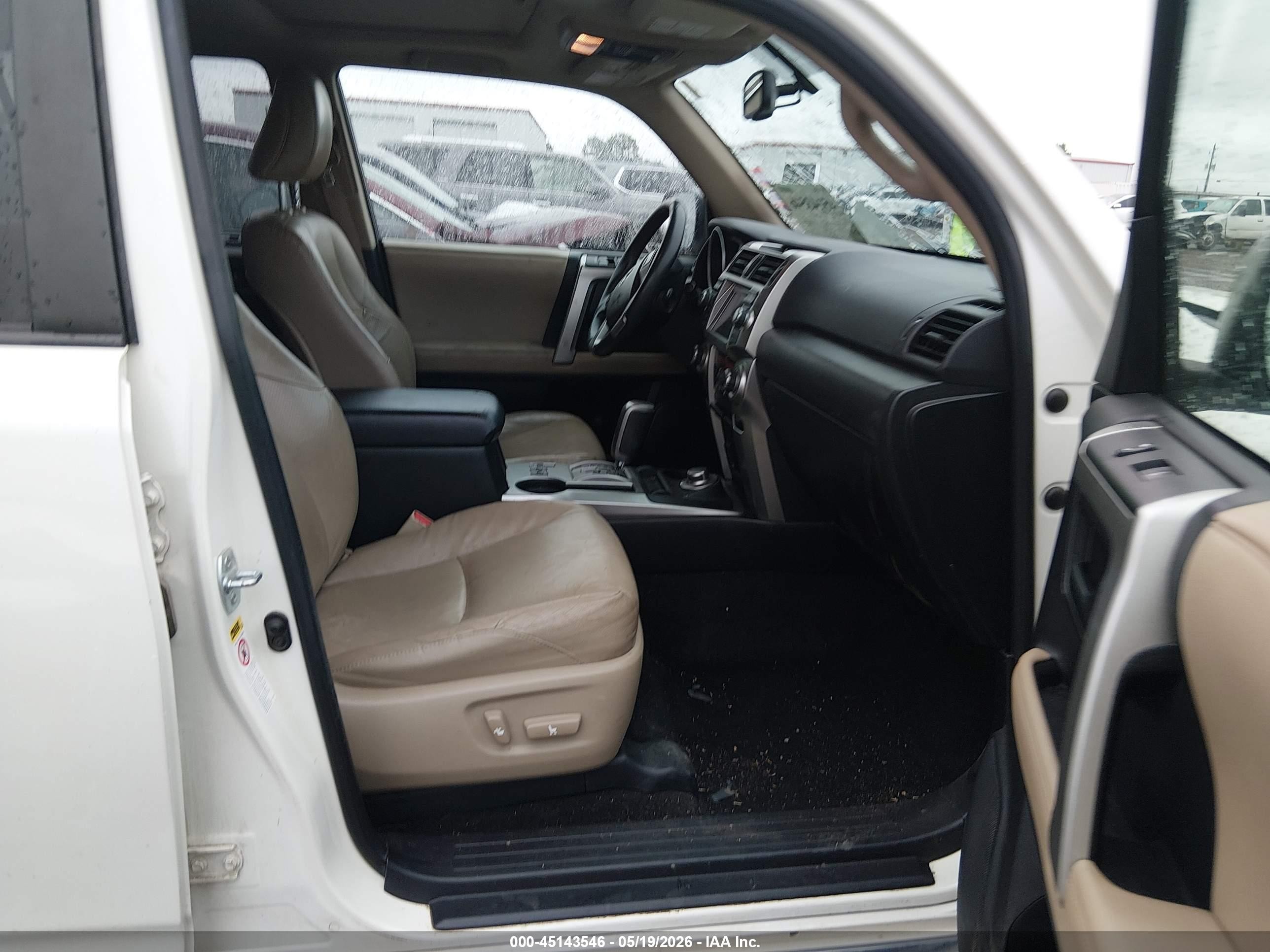 2011 Toyota 4runner Limited V6 White vin: JTEBU5JRXB5047559