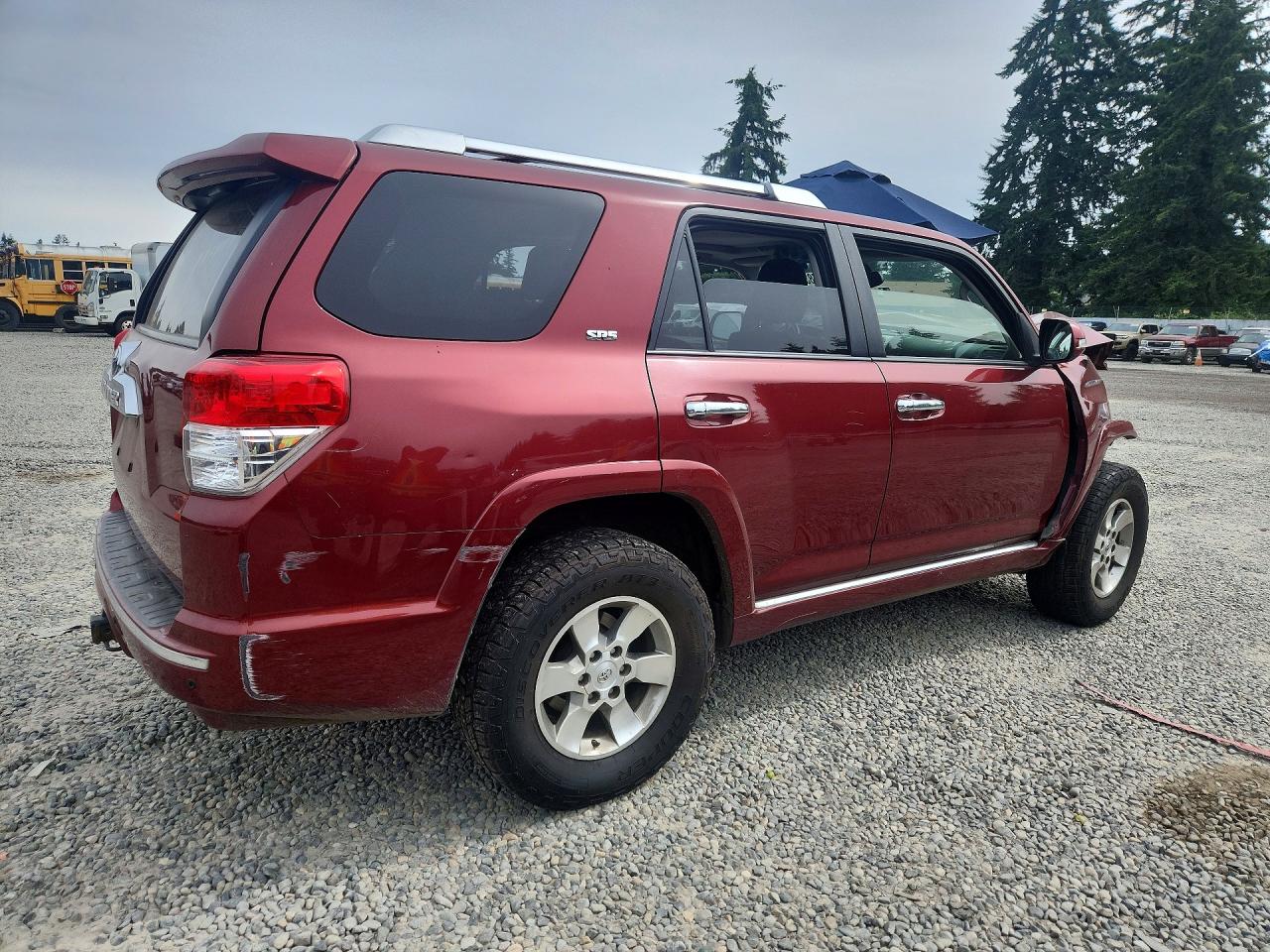 2012 Toyota 4runner Sr5 Burgundy vin: JTEBU5JRXC5078750