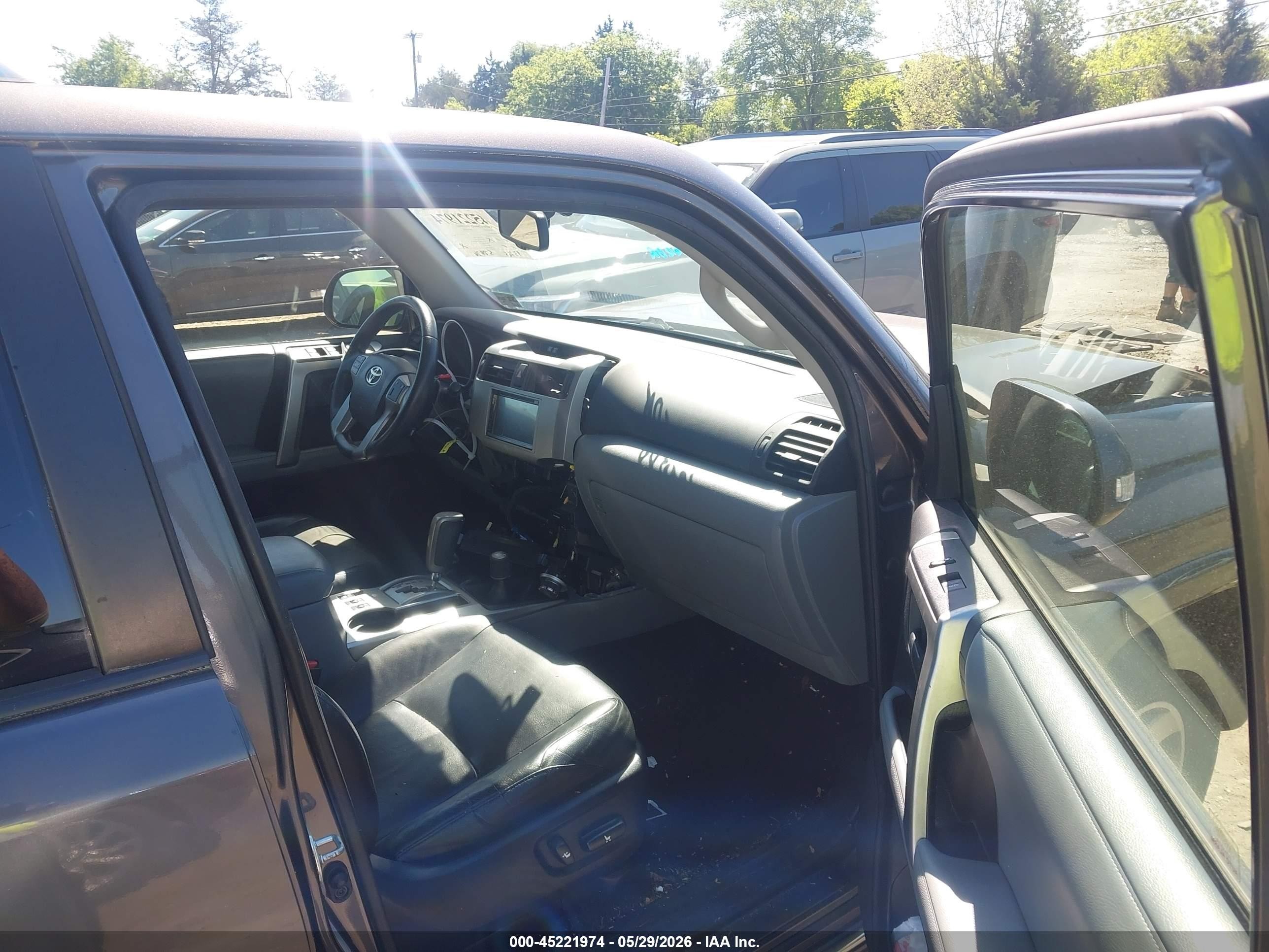 2012 Toyota 4runner Sr5/limited/trail Gray vin: JTEBU5JRXC5087223