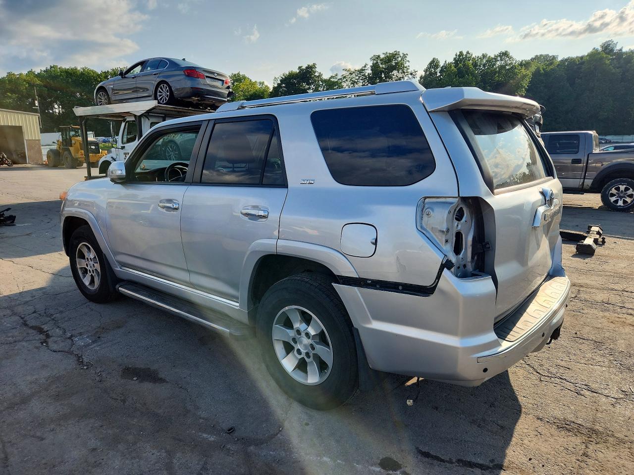 2012 Toyota 4runner Sr5 Silver vin: JTEBU5JRXC5087481