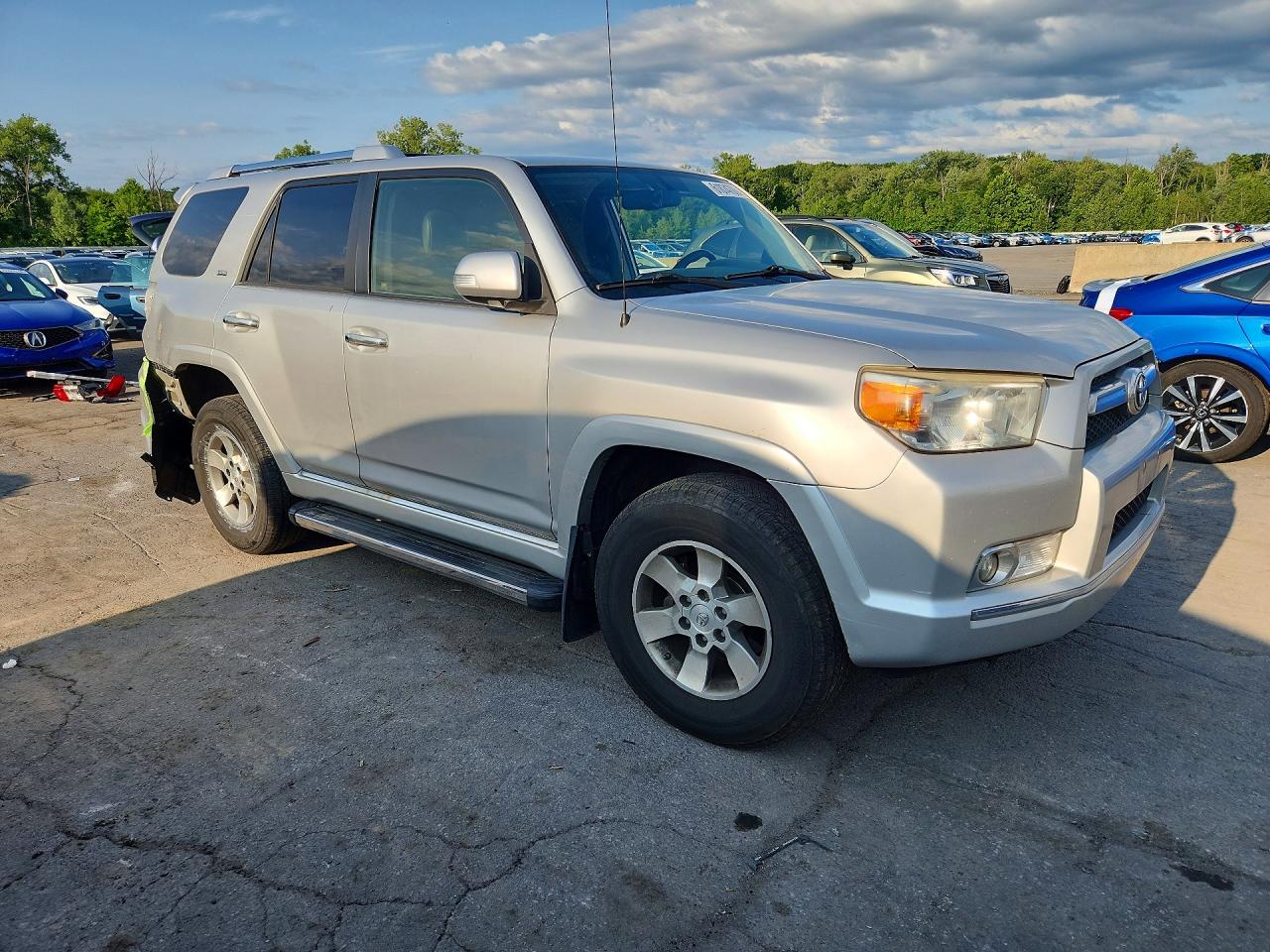 2012 Toyota 4runner Sr5 Silver vin: JTEBU5JRXC5087481