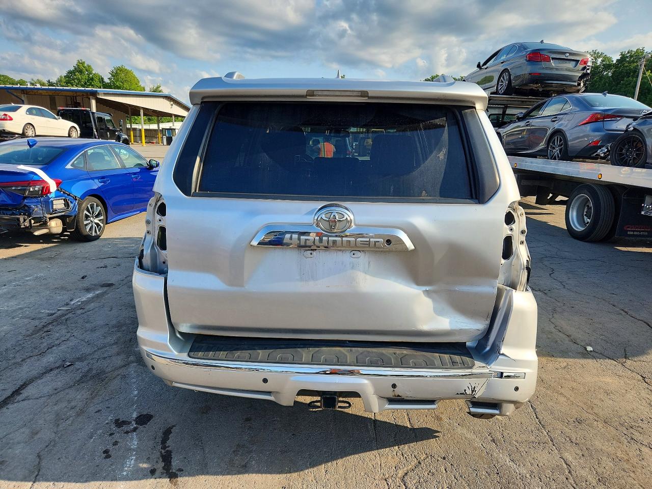 2012 Toyota 4runner Sr5 Silver vin: JTEBU5JRXC5087481