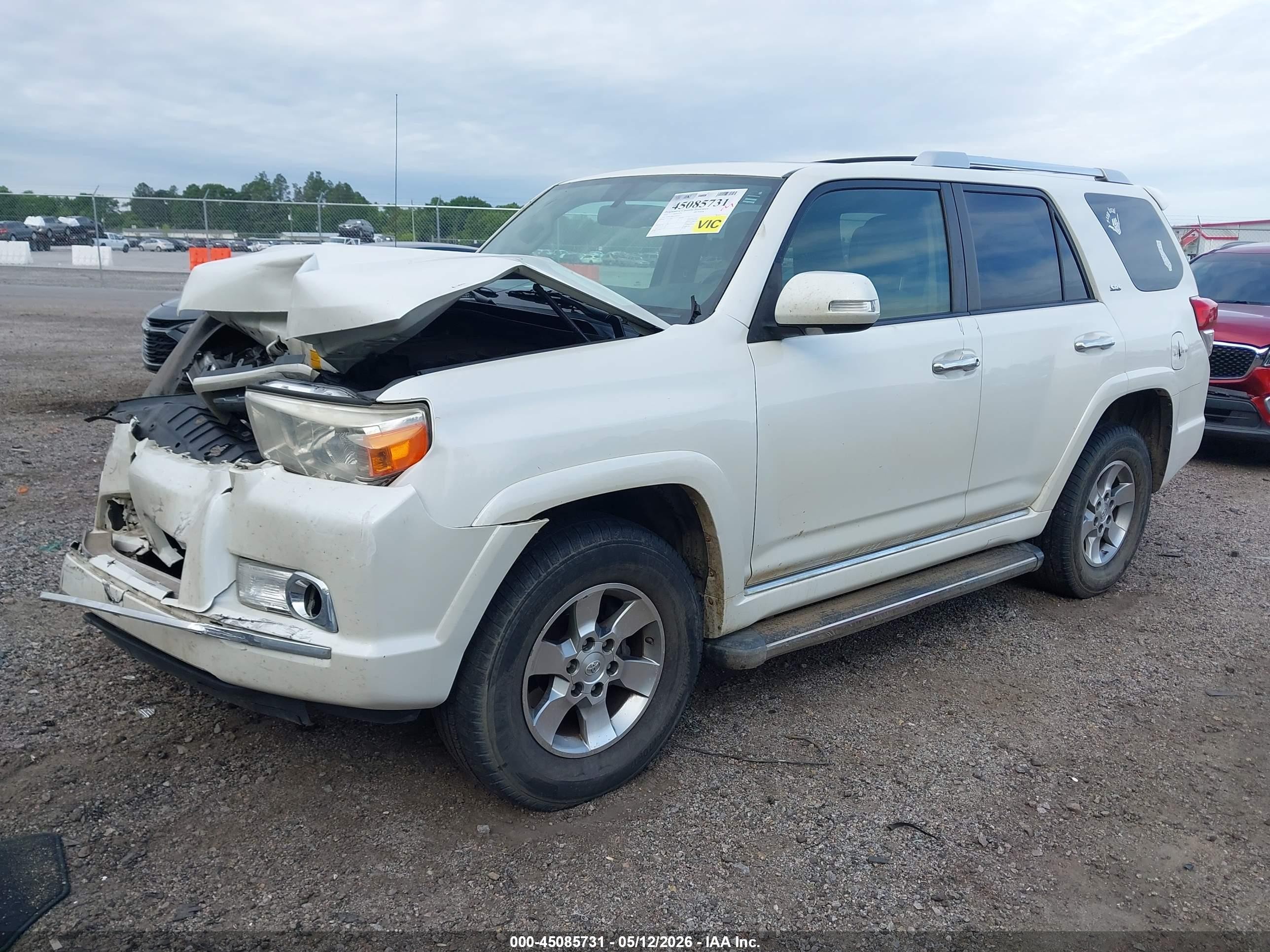2012 Toyota 4runner Sr5 Белый vin: JTEBU5JRXC5097525