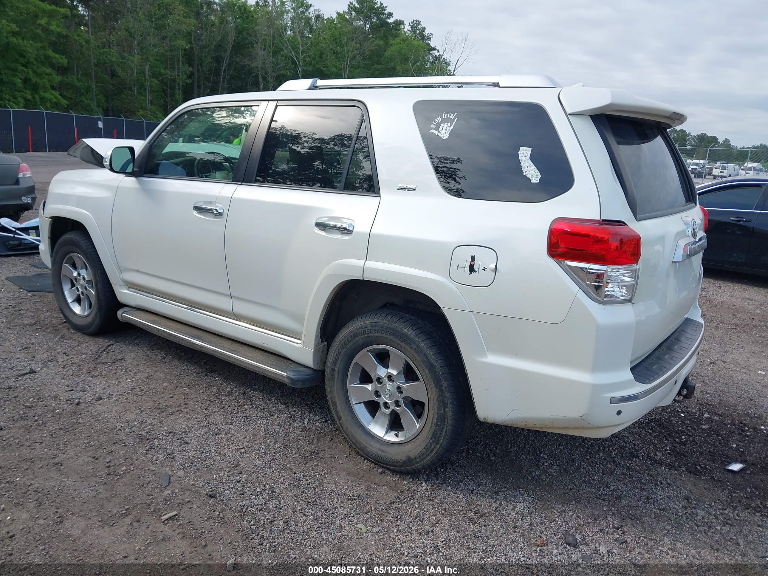 2012 Toyota 4runner Sr5 Белый vin: JTEBU5JRXC5097525