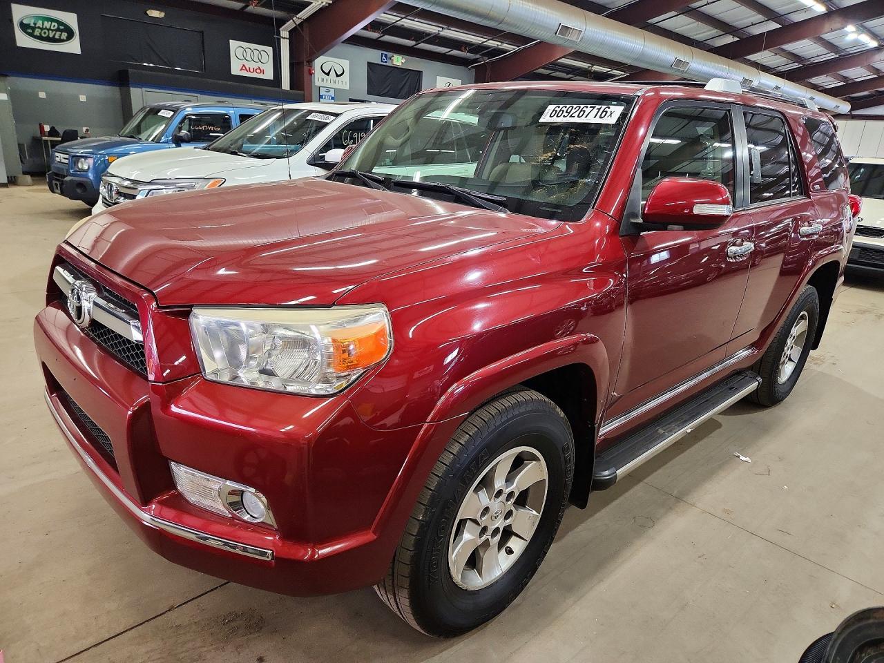 2012 Toyota 4runner Srs Burgundy vin: JTEBU5JRXC5110127