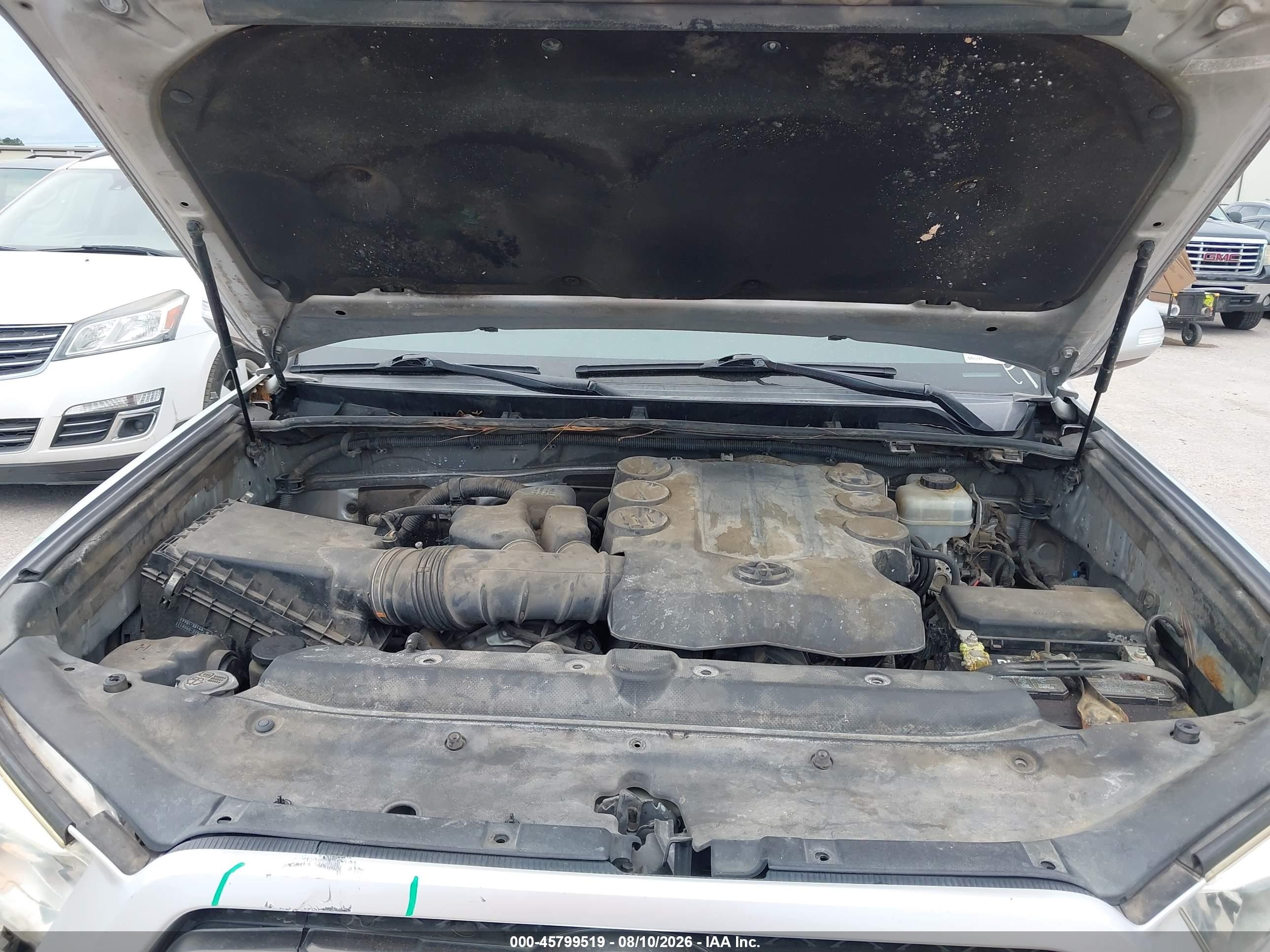 2013 Toyota 4runner Limited Серебряный vin: JTEBU5JRXD5116690