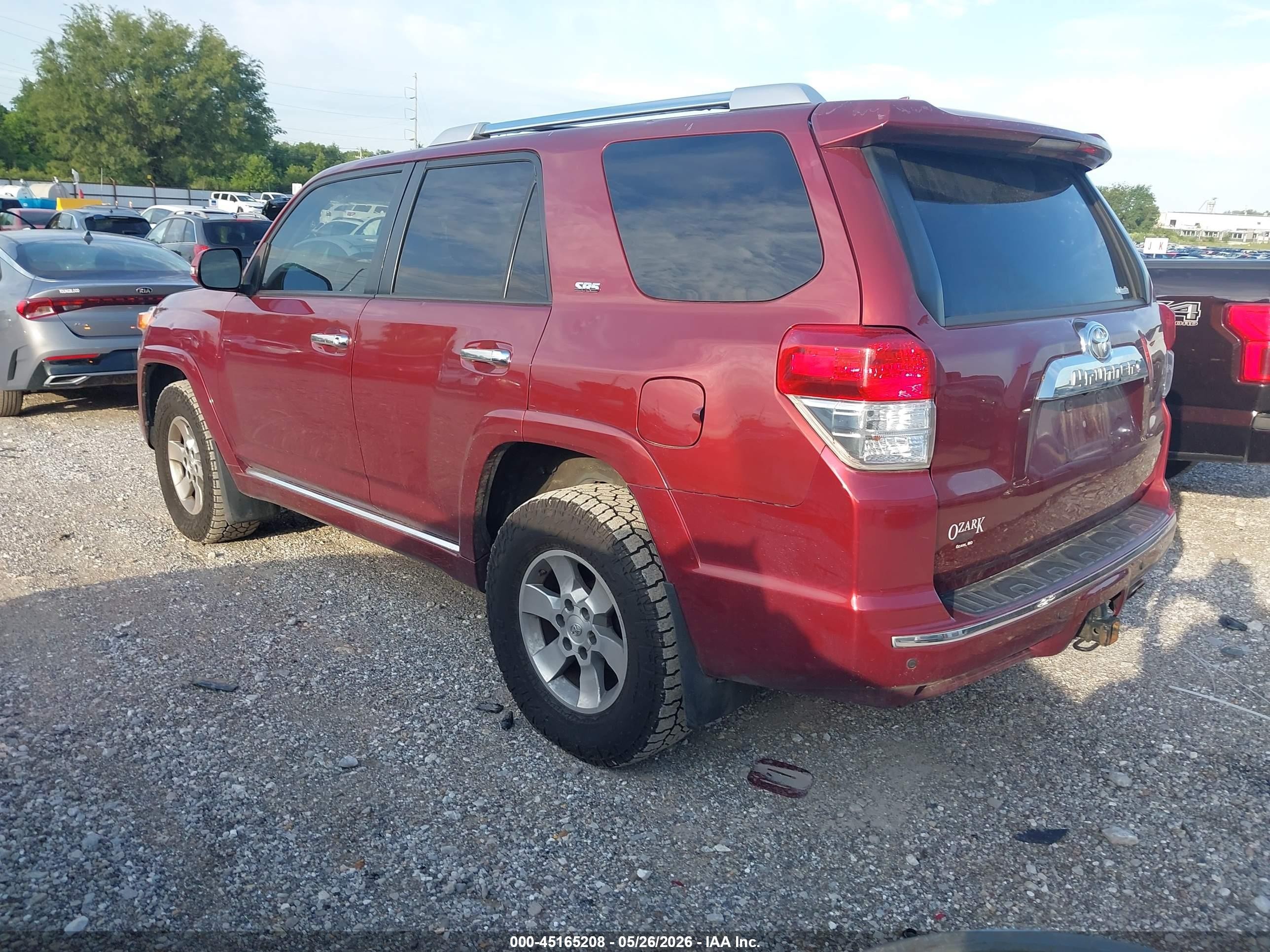 2013 Toyota 4runner Sr5 Red vin: JTEBU5JRXD5124062
