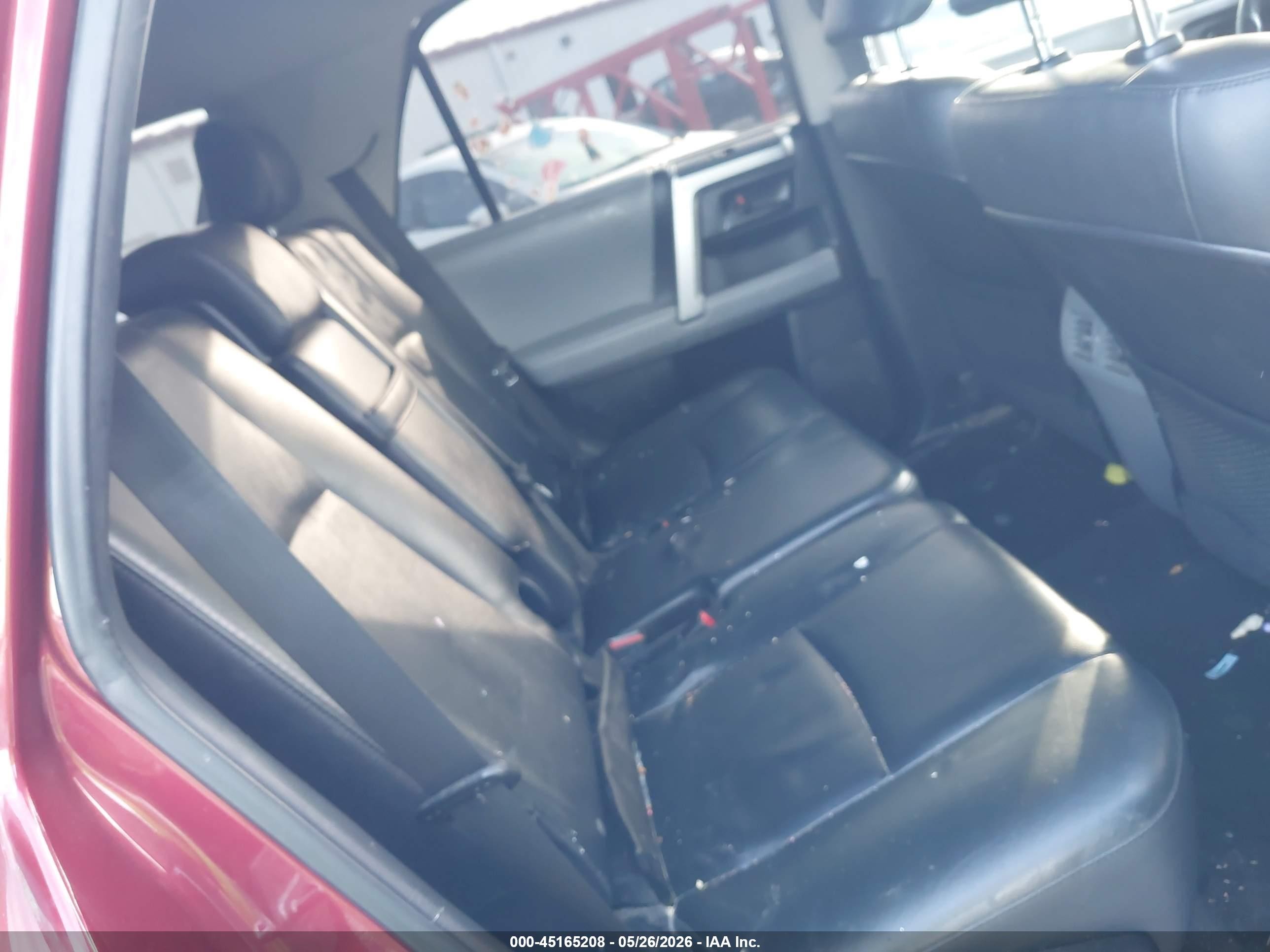 2013 Toyota 4runner Sr5 Red vin: JTEBU5JRXD5124062