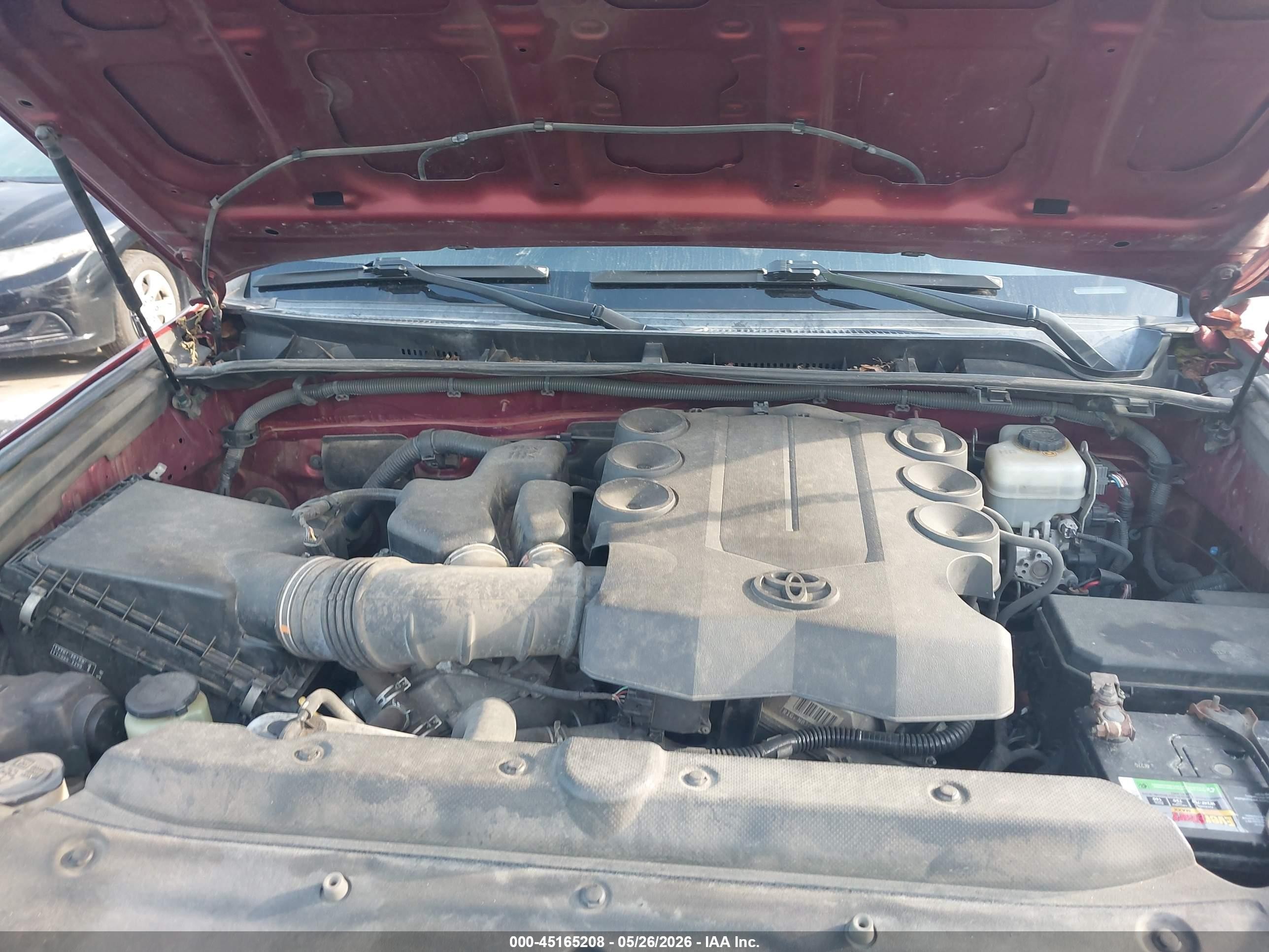 2013 Toyota 4runner Sr5 Red vin: JTEBU5JRXD5124062