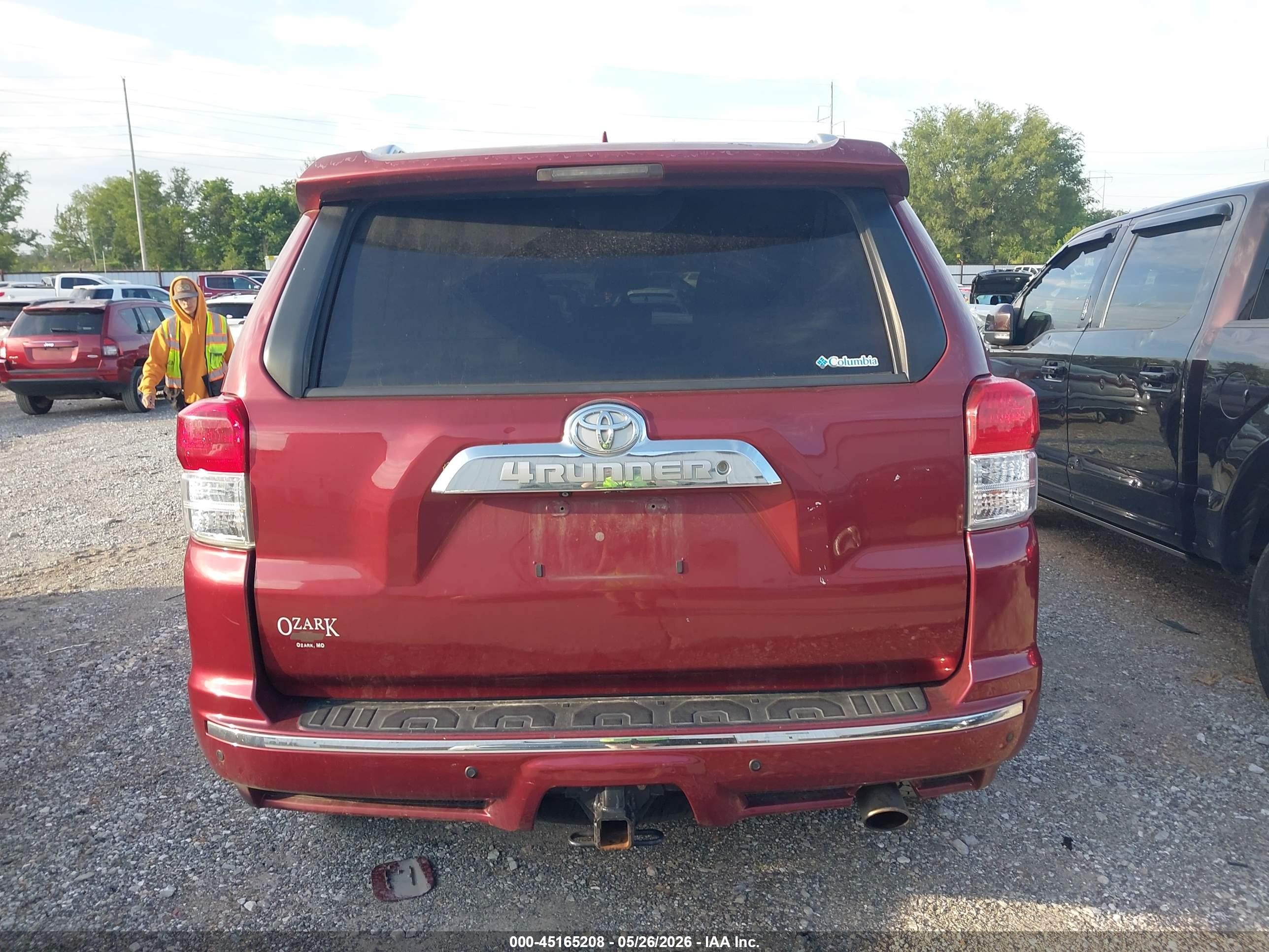 2013 Toyota 4runner Sr5 Red vin: JTEBU5JRXD5124062
