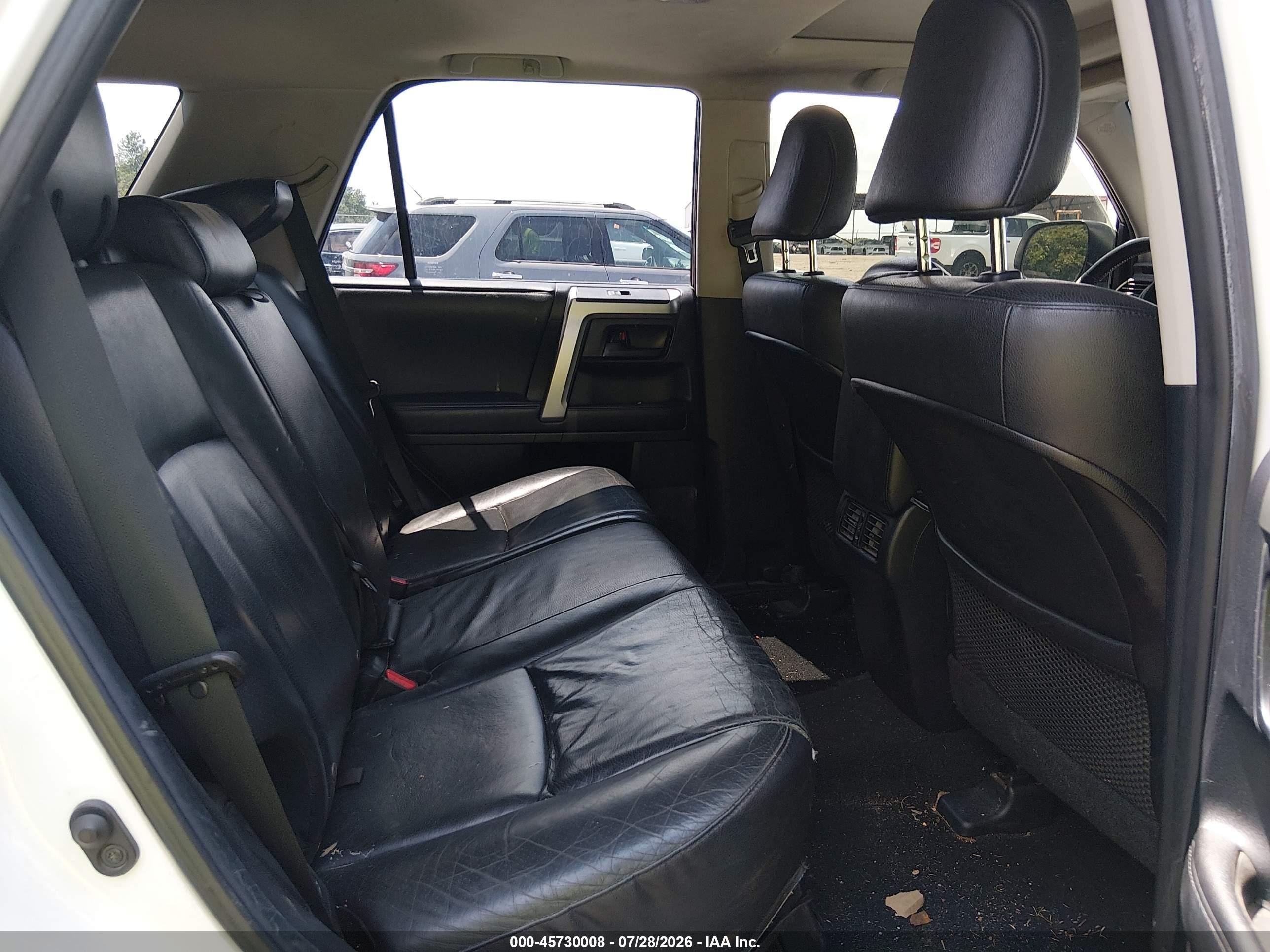 2013 Toyota 4runner Limited White vin: JTEBU5JRXD5124630