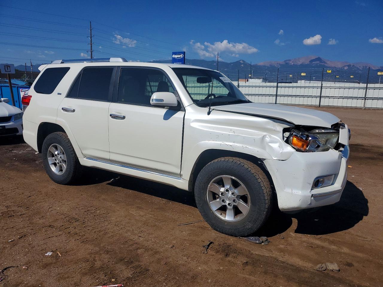 2013 Toyota 4runner Sr5 White vin: JTEBU5JRXD5147969