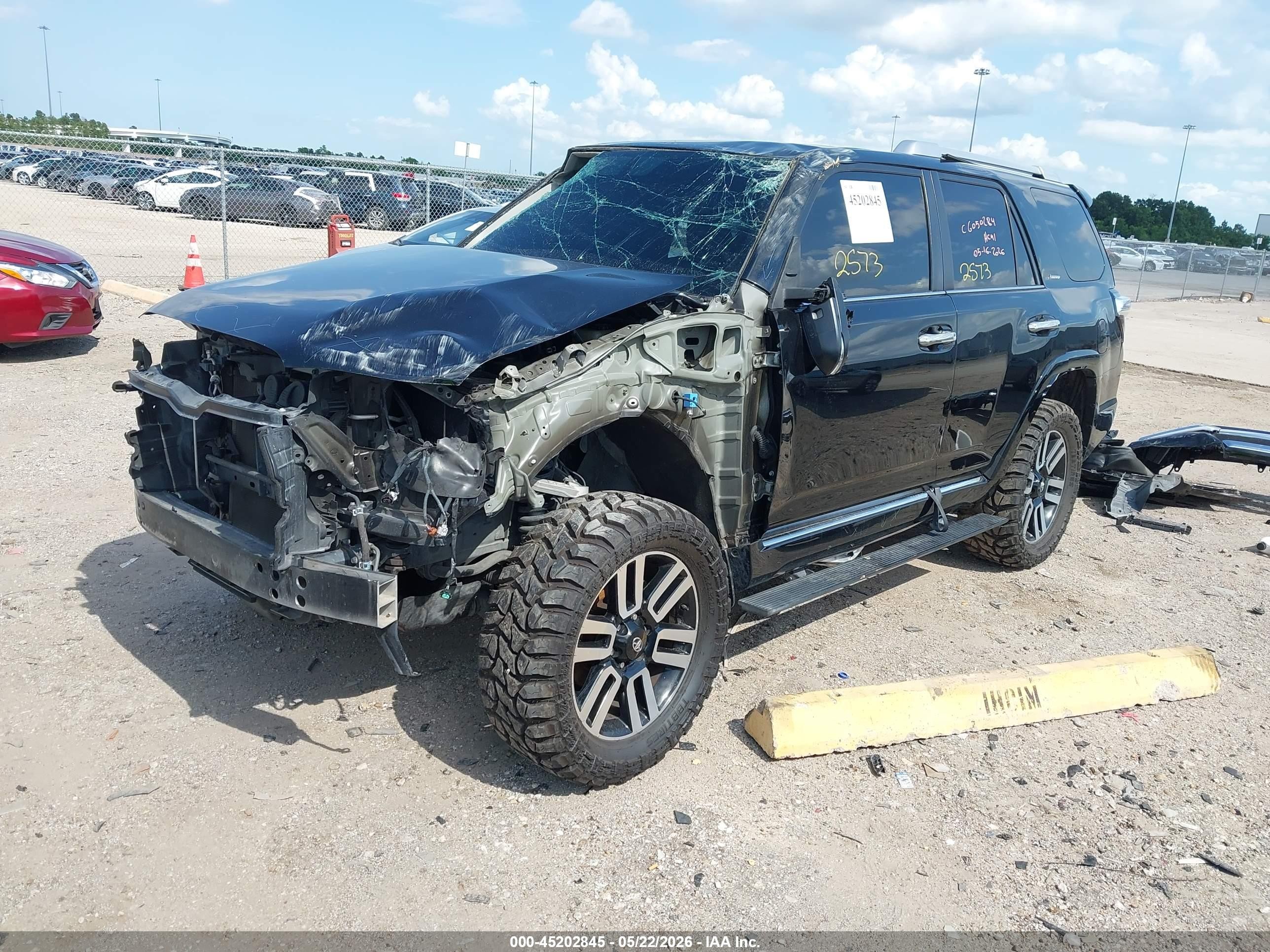2014 Toyota 4runner Limited Black vin: JTEBU5JRXE5166362