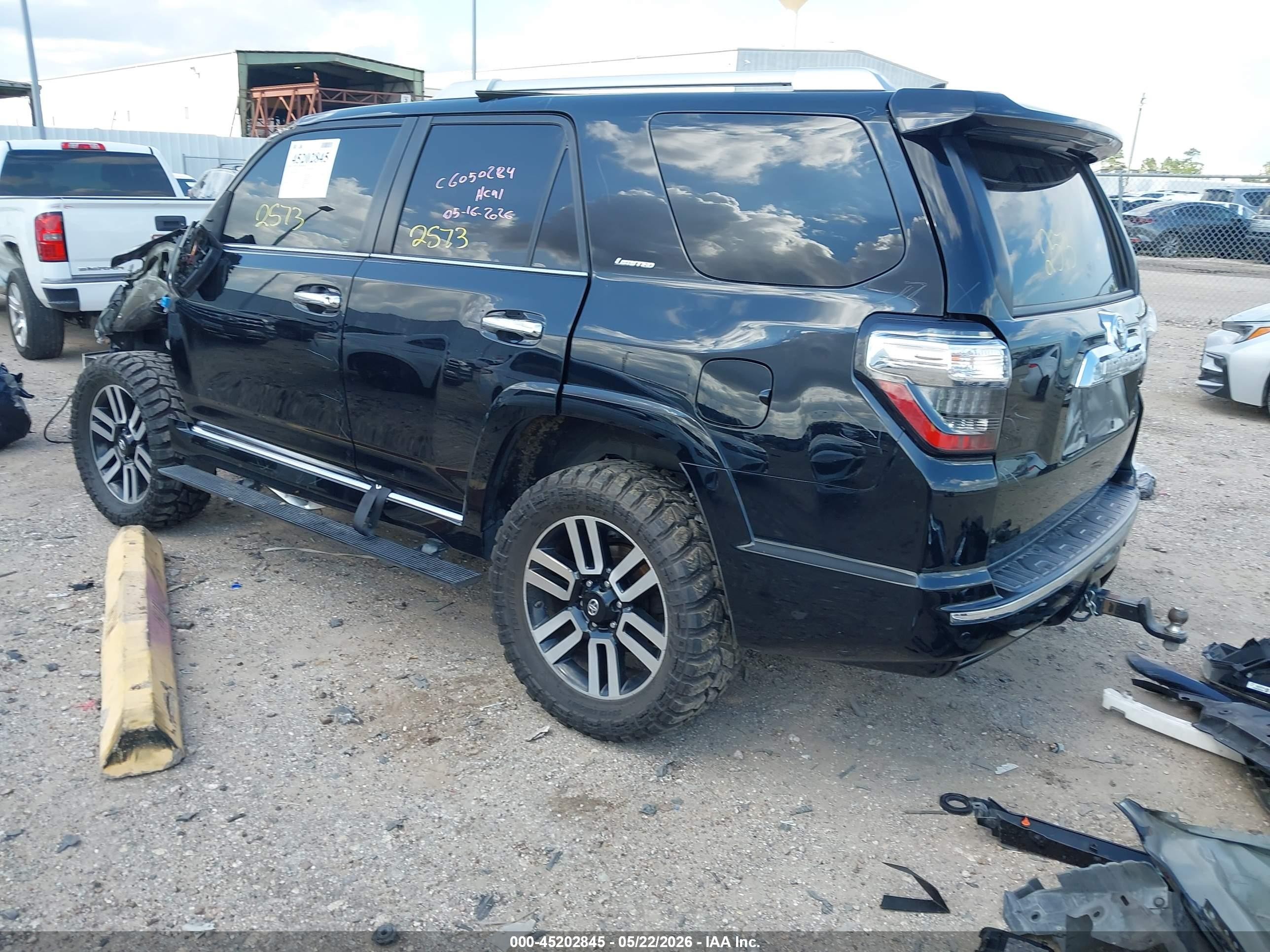 2014 Toyota 4runner Limited Black vin: JTEBU5JRXE5166362