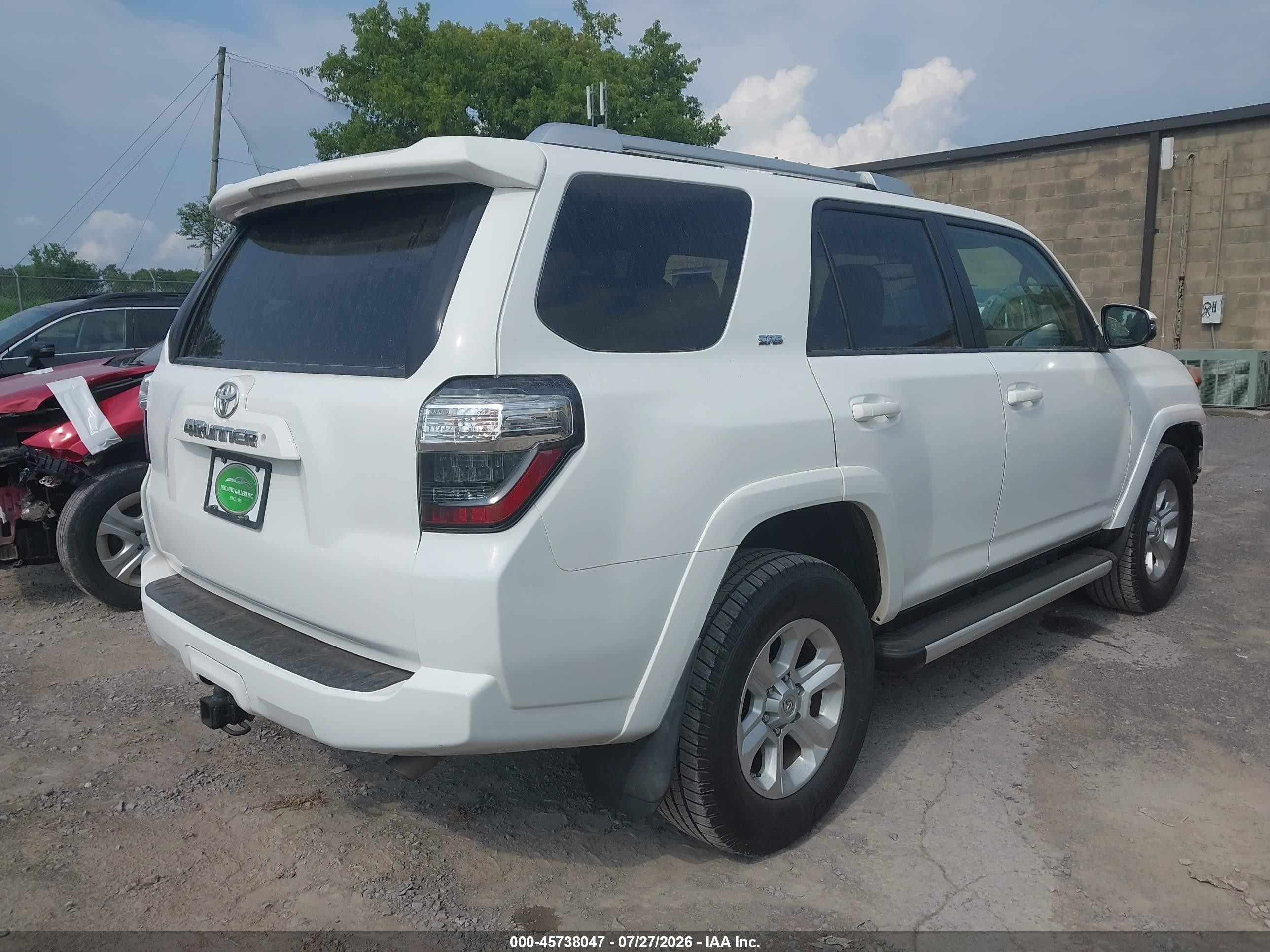 2014 Toyota 4runner Sr5 Premium White vin: JTEBU5JRXE5200381