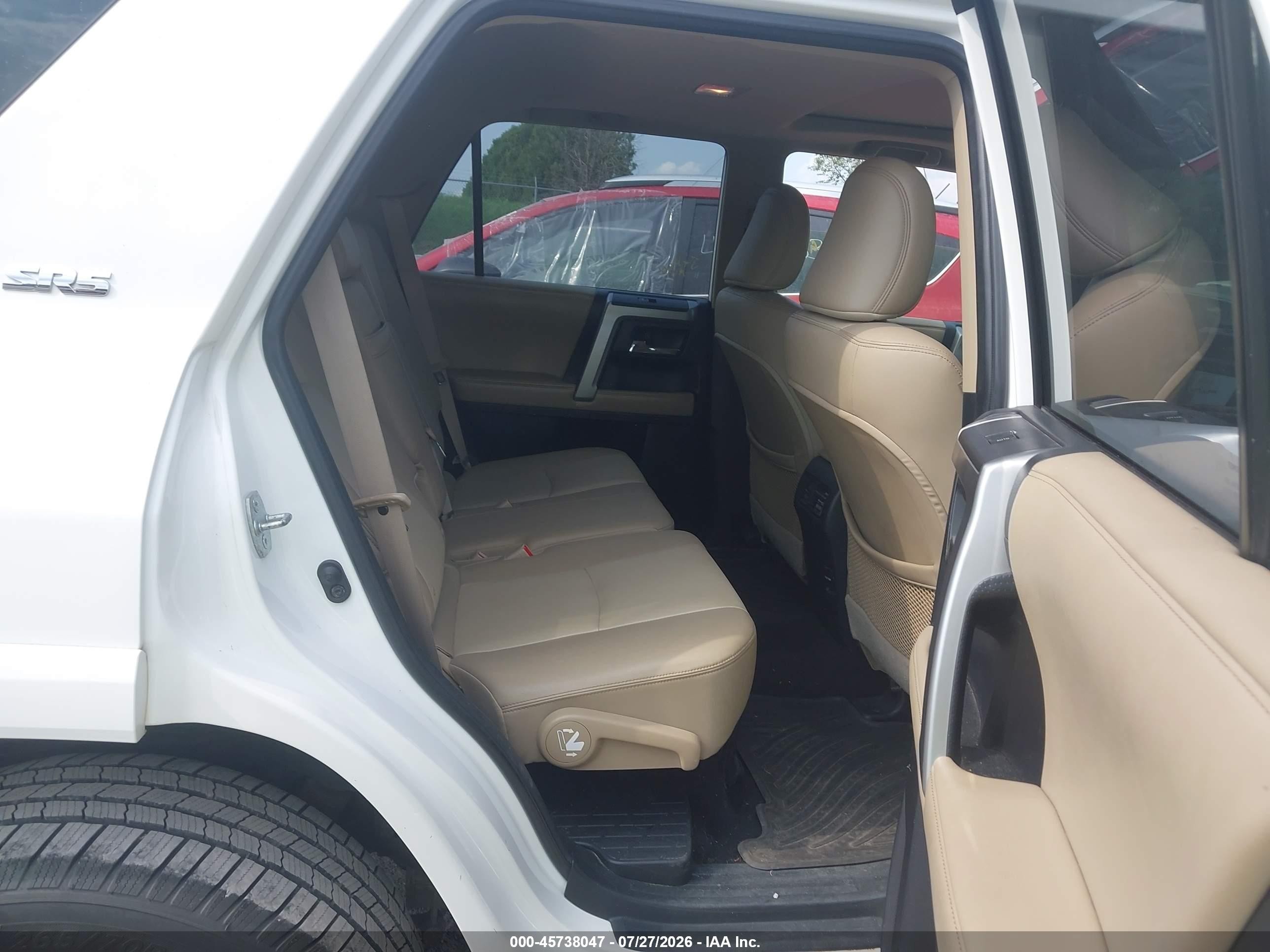 2014 Toyota 4runner Sr5 Premium White vin: JTEBU5JRXE5200381