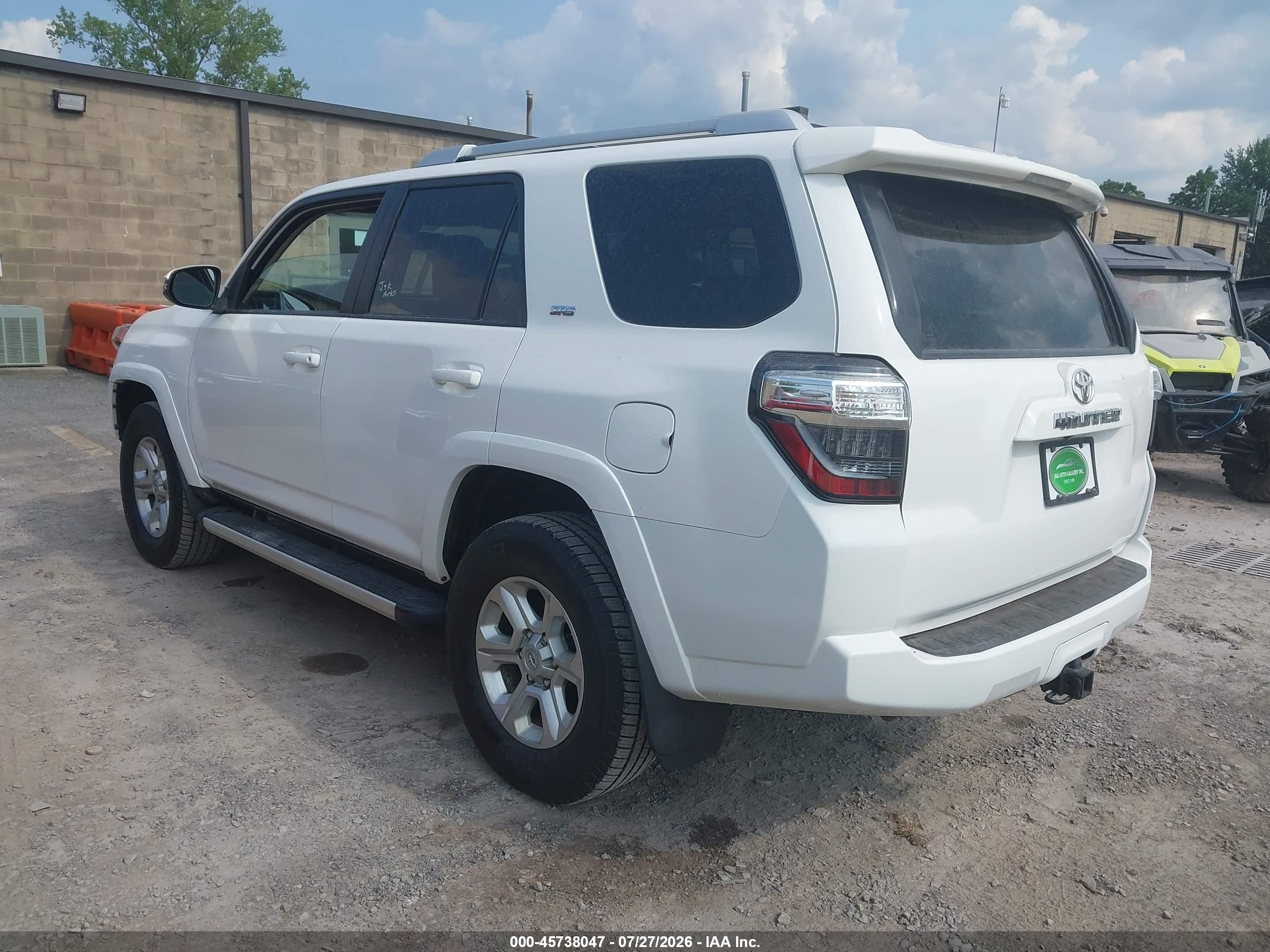 2014 Toyota 4runner Sr5 Premium White vin: JTEBU5JRXE5200381