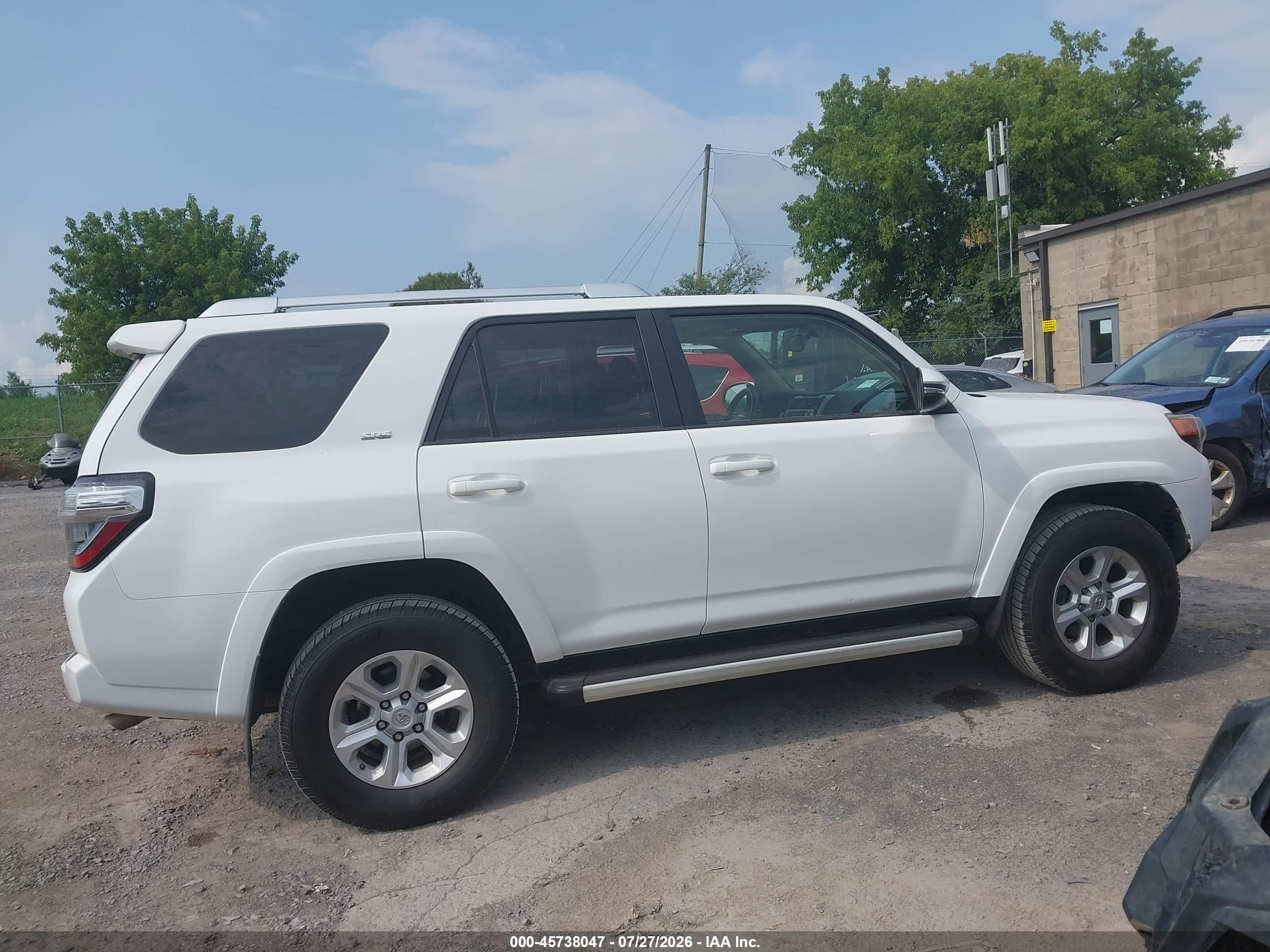 2014 Toyota 4runner Sr5 Premium White vin: JTEBU5JRXE5200381