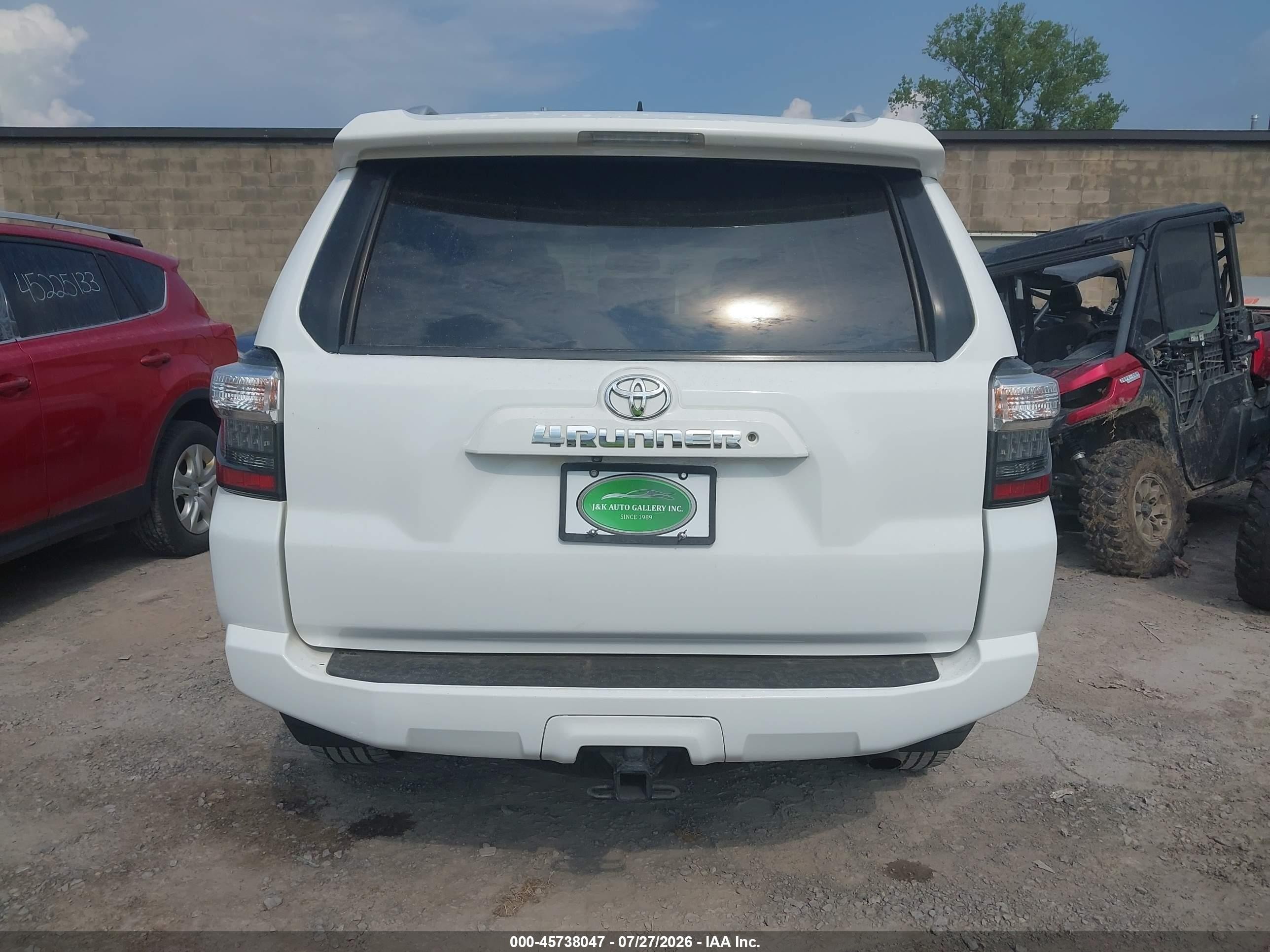2014 Toyota 4runner Sr5 Premium White vin: JTEBU5JRXE5200381