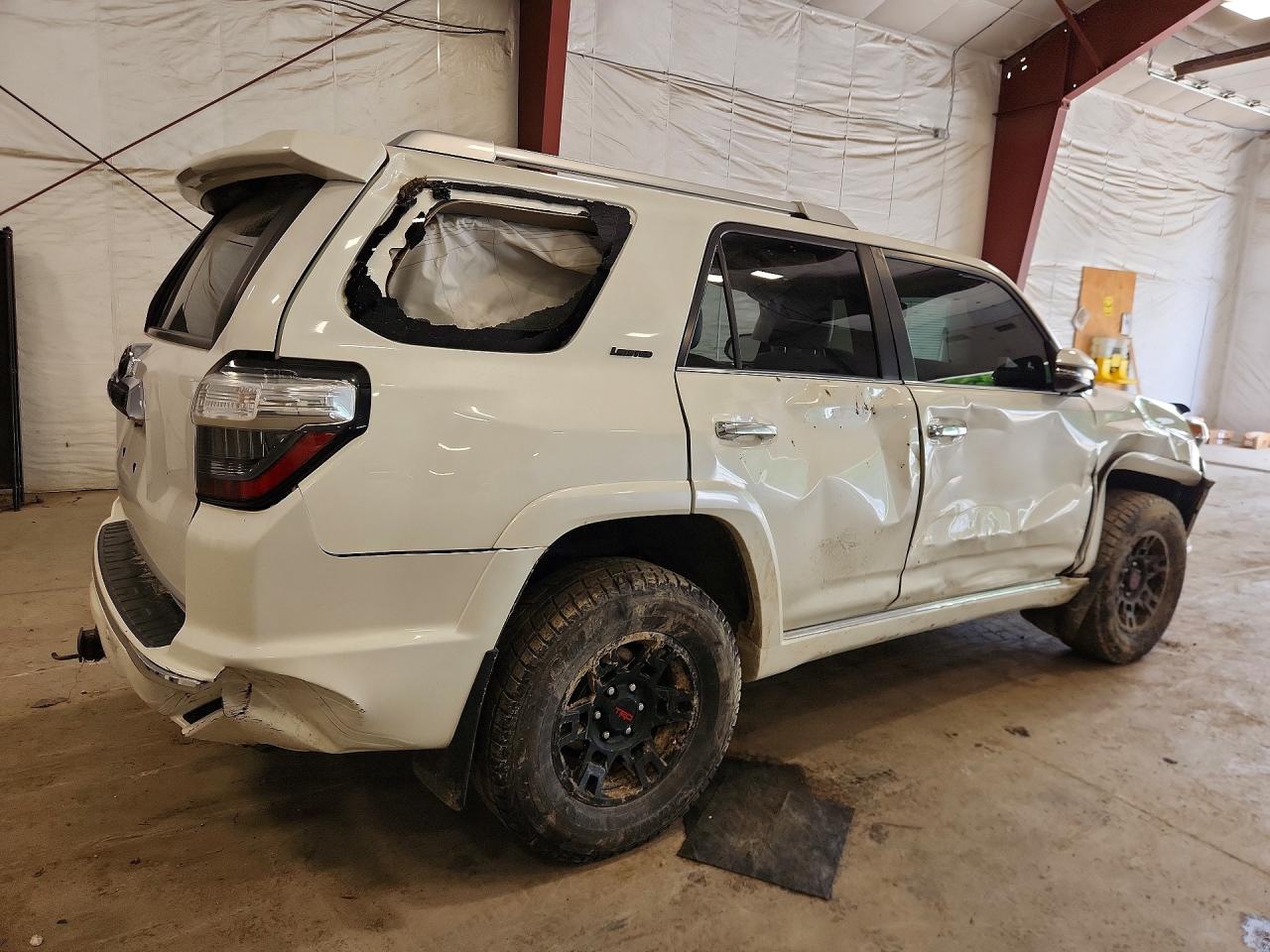 2015 Toyota 4runner White vin: JTEBU5JRXF5225041