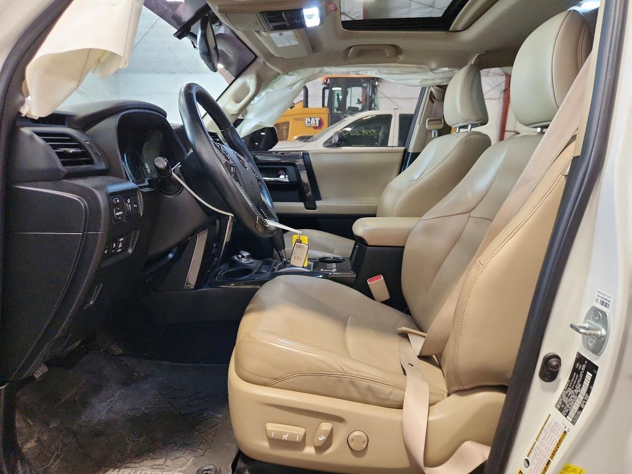 2015 Toyota 4runner White vin: JTEBU5JRXF5225041