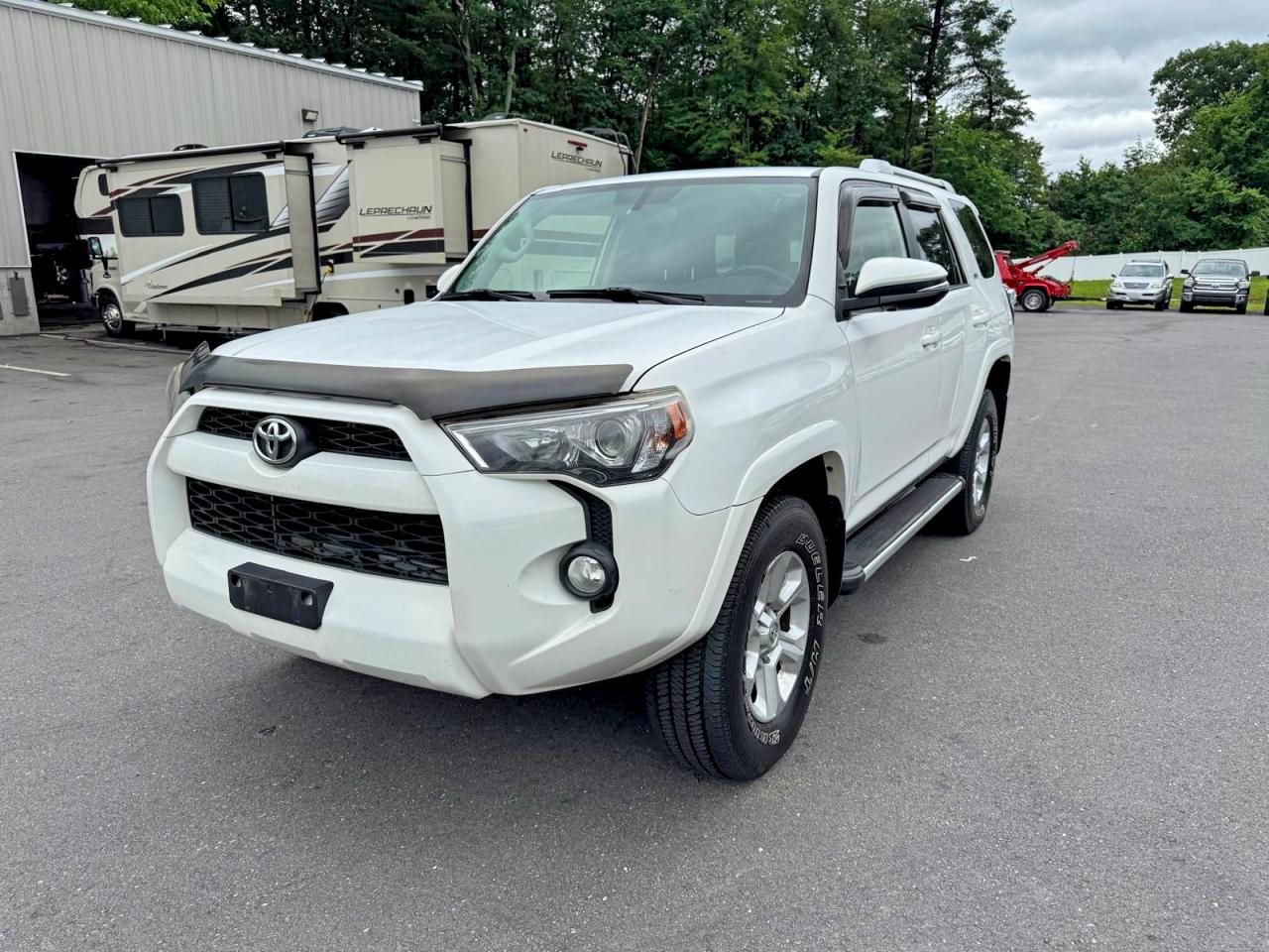 2015 Toyota 4runner Sr5 Premium White vin: JTEBU5JRXF5234841